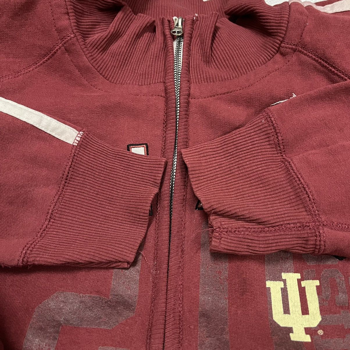 Vintage Vintage indiana university sweater full zipper Size US XL / EU 56 / 4 - 3 Thumbnail