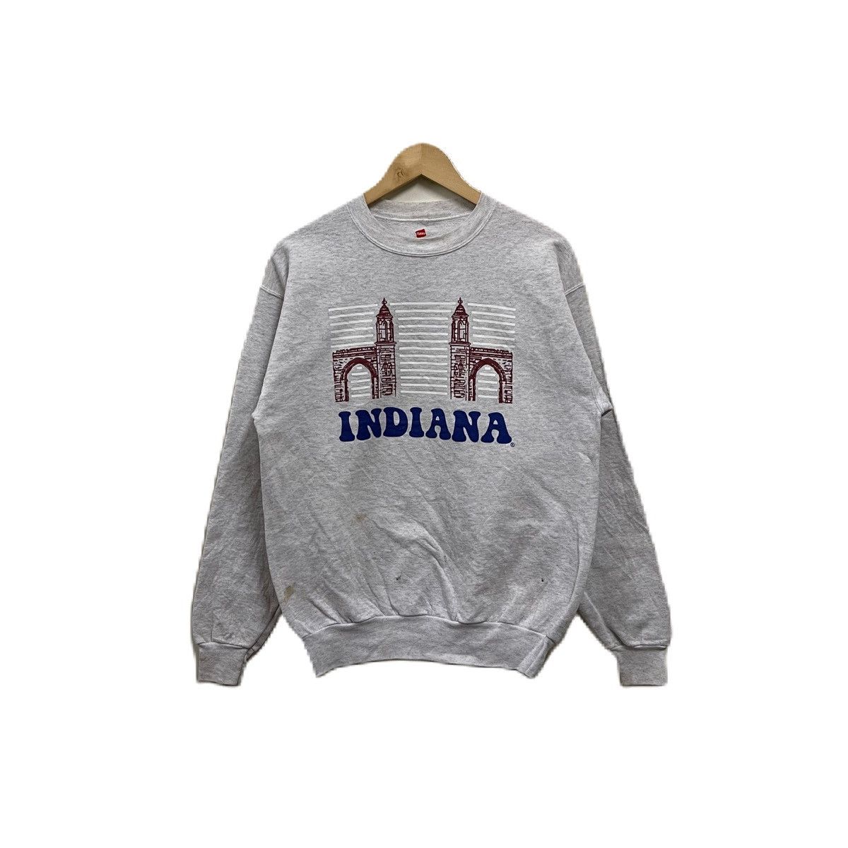 Vintage Vintage INDIANA sweatshirt pullover Size US M / EU 48-50 / 2 - 1 Thumbnail