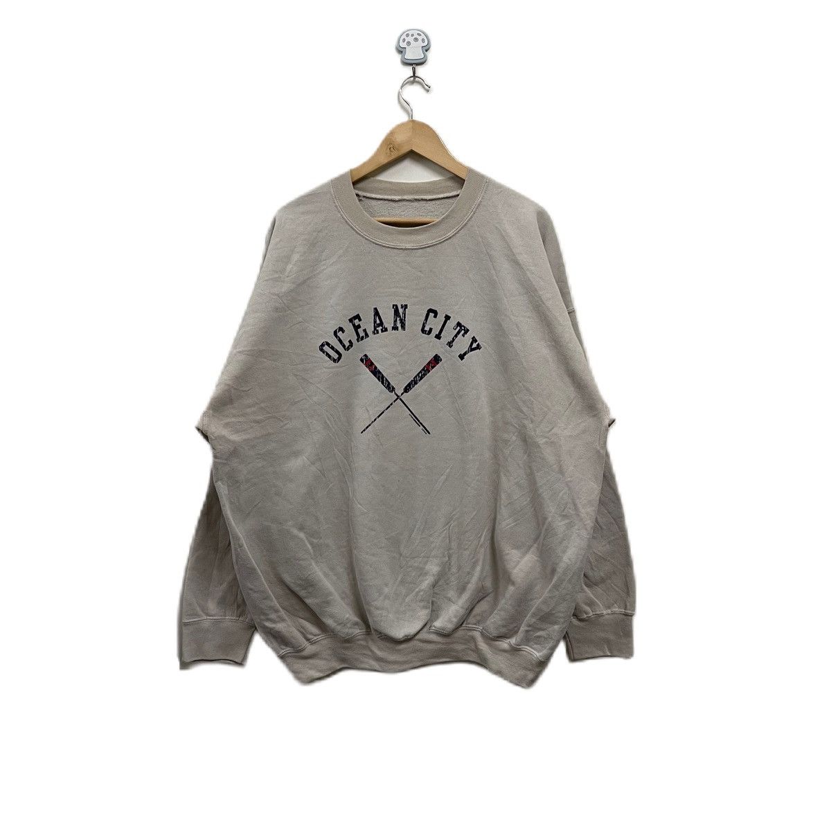 Vintage Vintage 90s ocean city sweatshirt pullover baggy Size US XXL / EU 58 / 5 - 1 Thumbnail