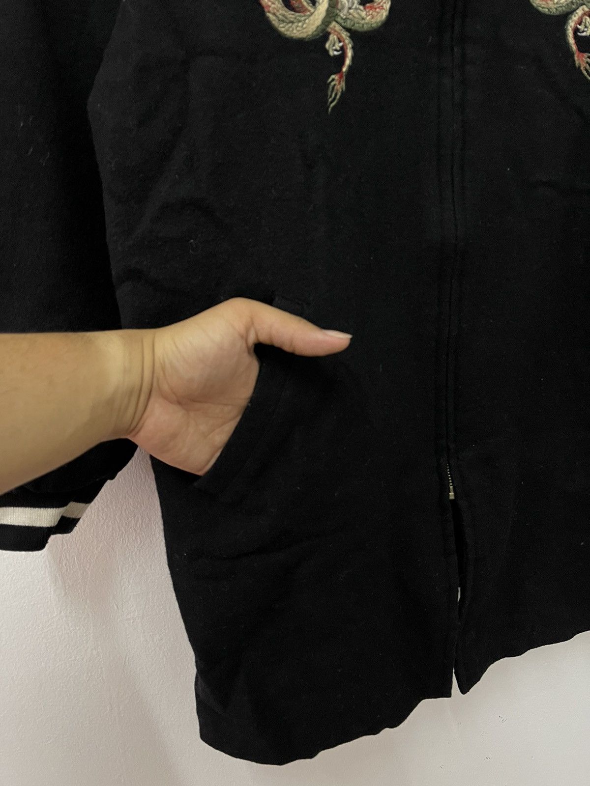 Dragonfly × Japanese Brand × Vintage Vintage Japanese Bilvie Dragonfly BigLogo Embroidery Jacket Size US M / EU 48-50 / 2 - 6 Thumbnail