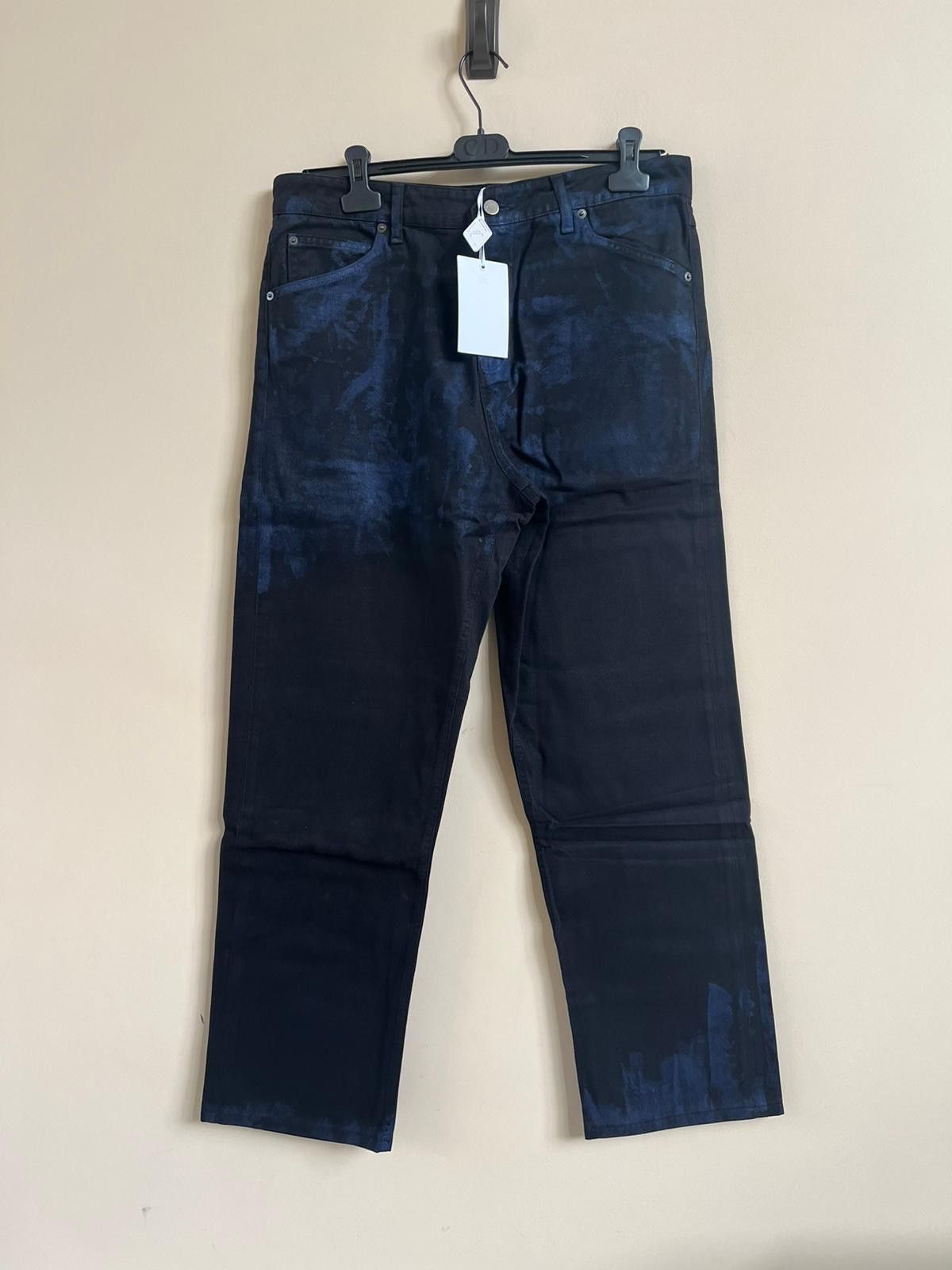 image of A Cold Wall Jeans In Washed Cotton Twill In Black / Blue in Black/Blue, Men's (Size 36)