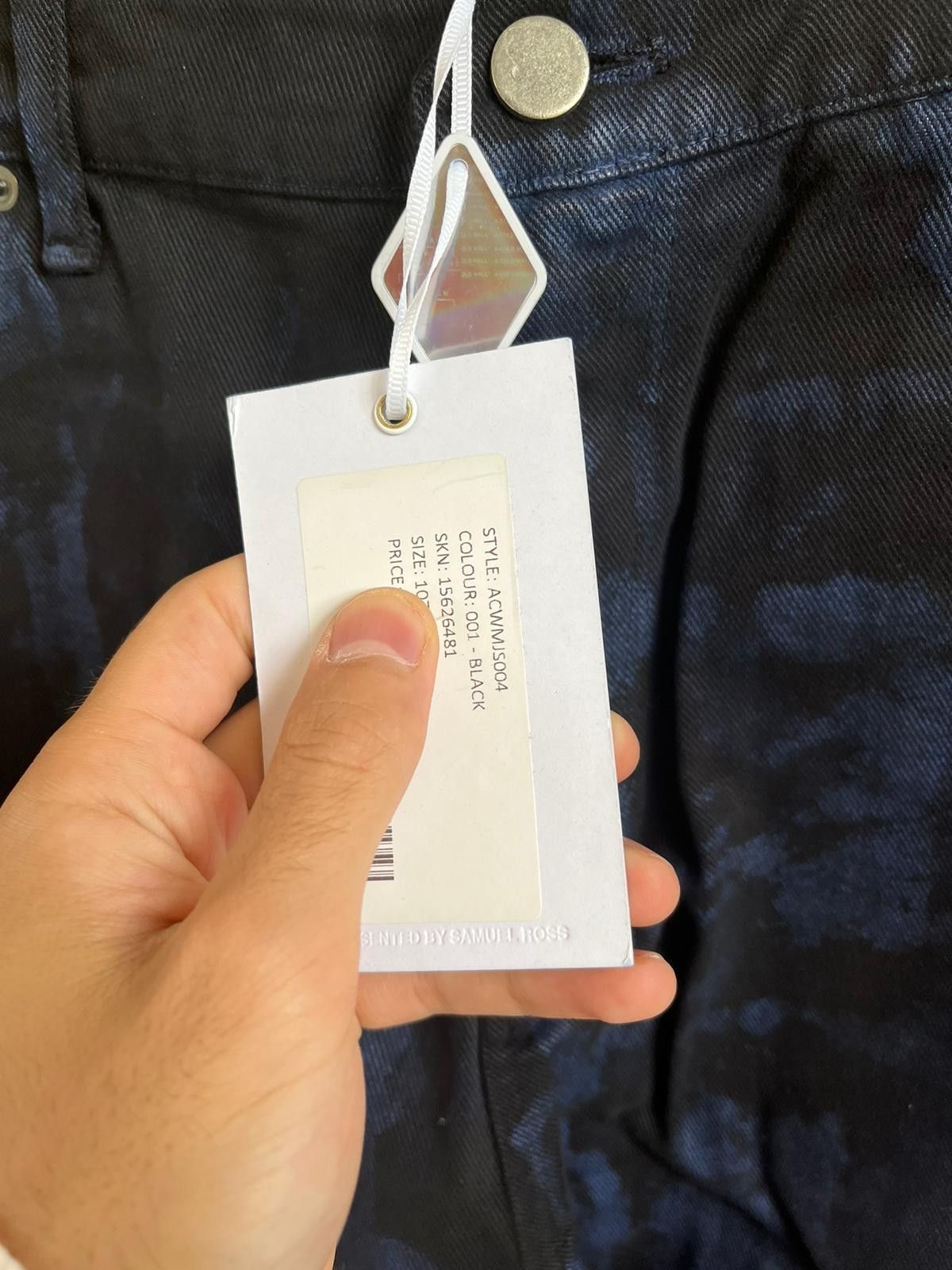 A-COLD-WALL* Jeans in Washed Cotton Twill in Black / Blue Size US 36 / EU 52 - 12 Thumbnail