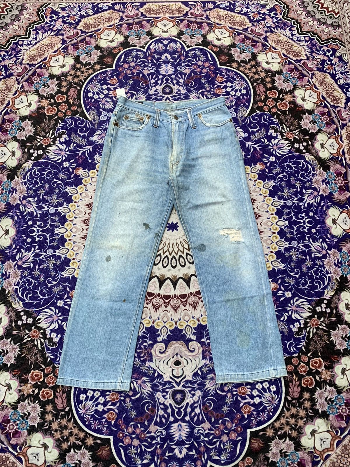 Vintage Vintage 70’s McQueen Distressed Denim Size US 31 - 1 Thumbnail