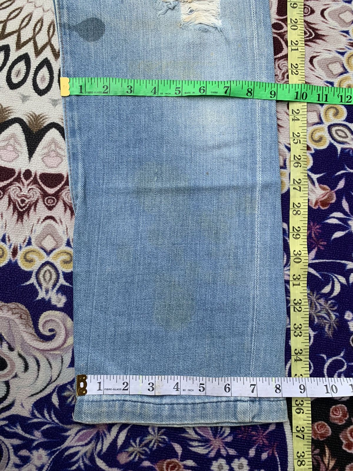 Vintage Vintage 70’s McQueen Distressed Denim Size US 31 - 14 Thumbnail