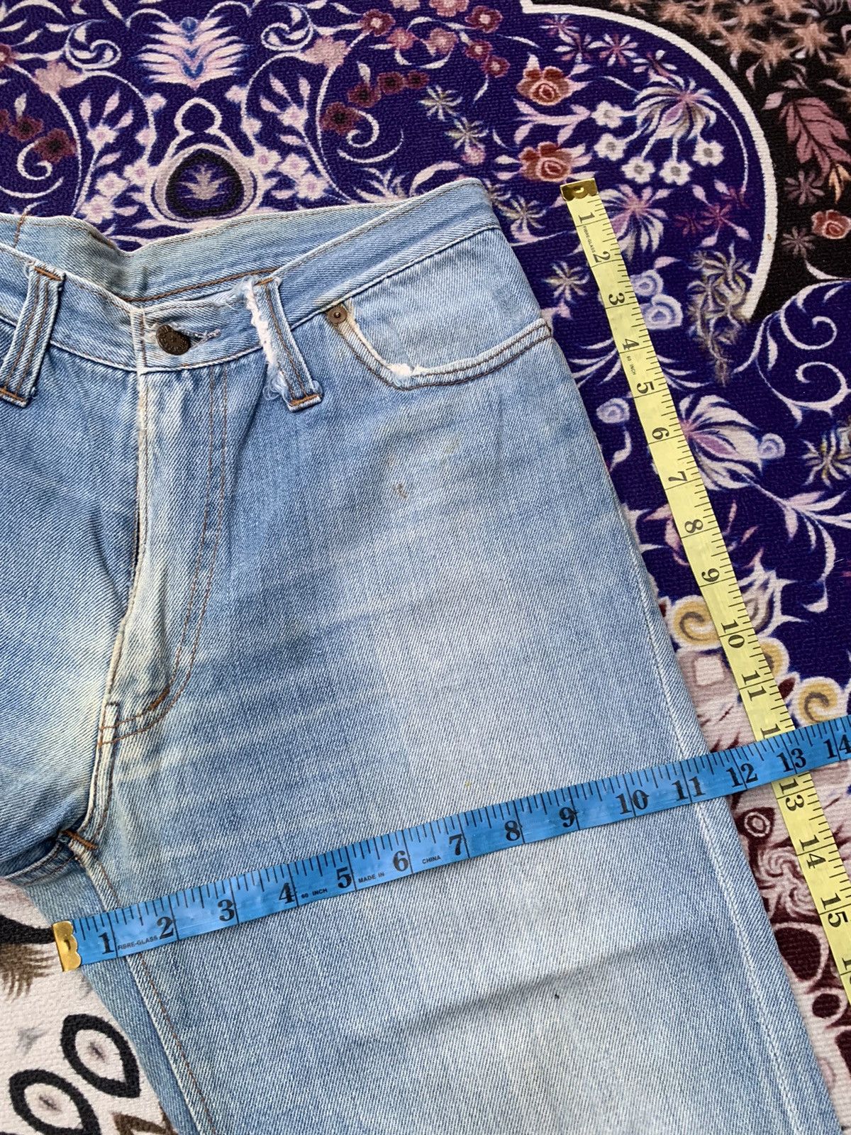 Vintage Vintage 70’s McQueen Distressed Denim Size US 31 - 13 Thumbnail
