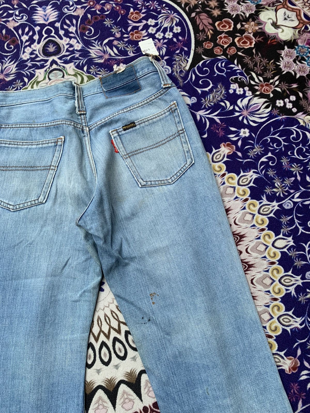 Vintage Vintage 70’s McQueen Distressed Denim Size US 31 - 9 Thumbnail