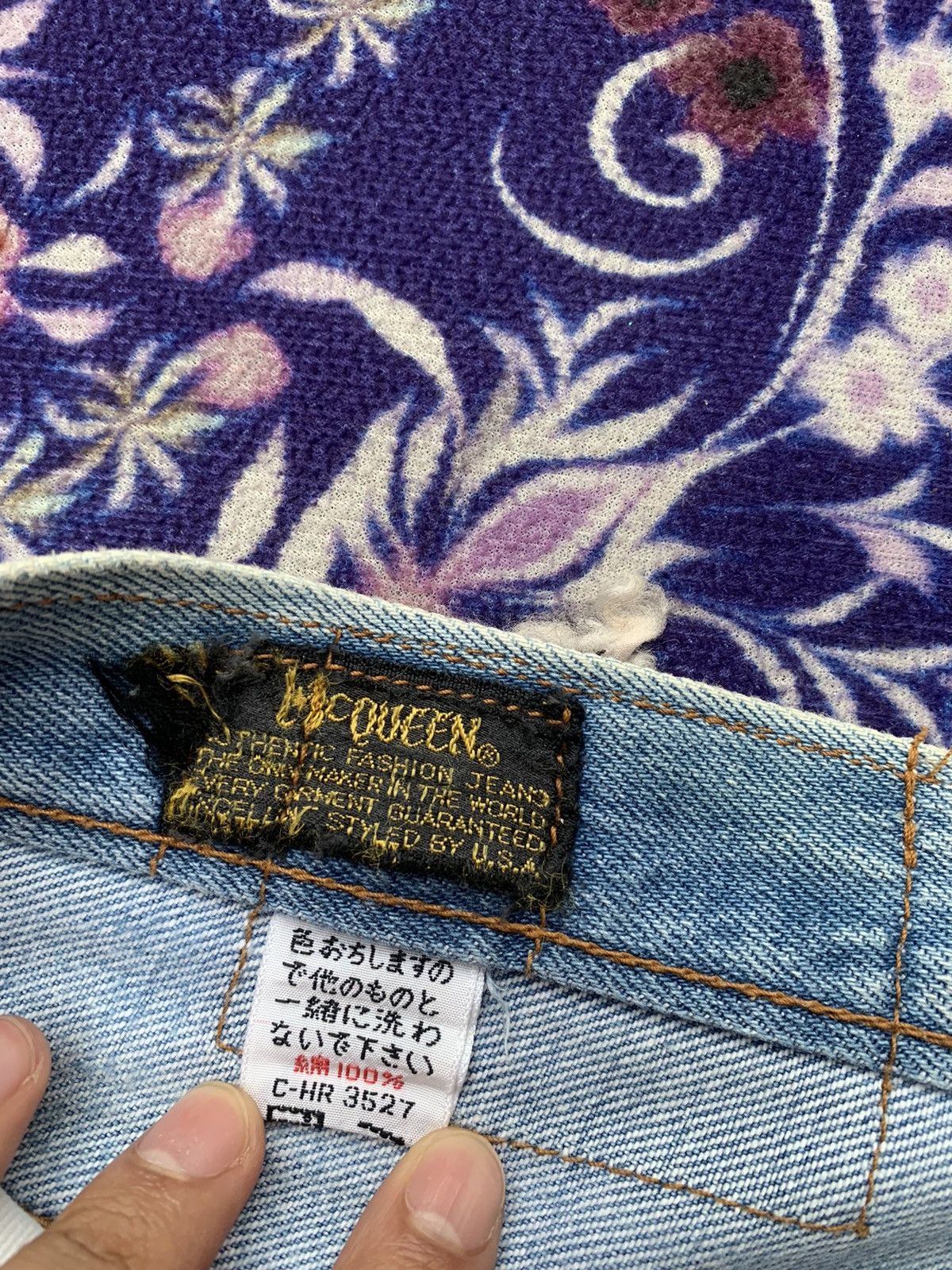 Vintage Vintage 70’s McQueen Distressed Denim Size US 31 - 6 Thumbnail