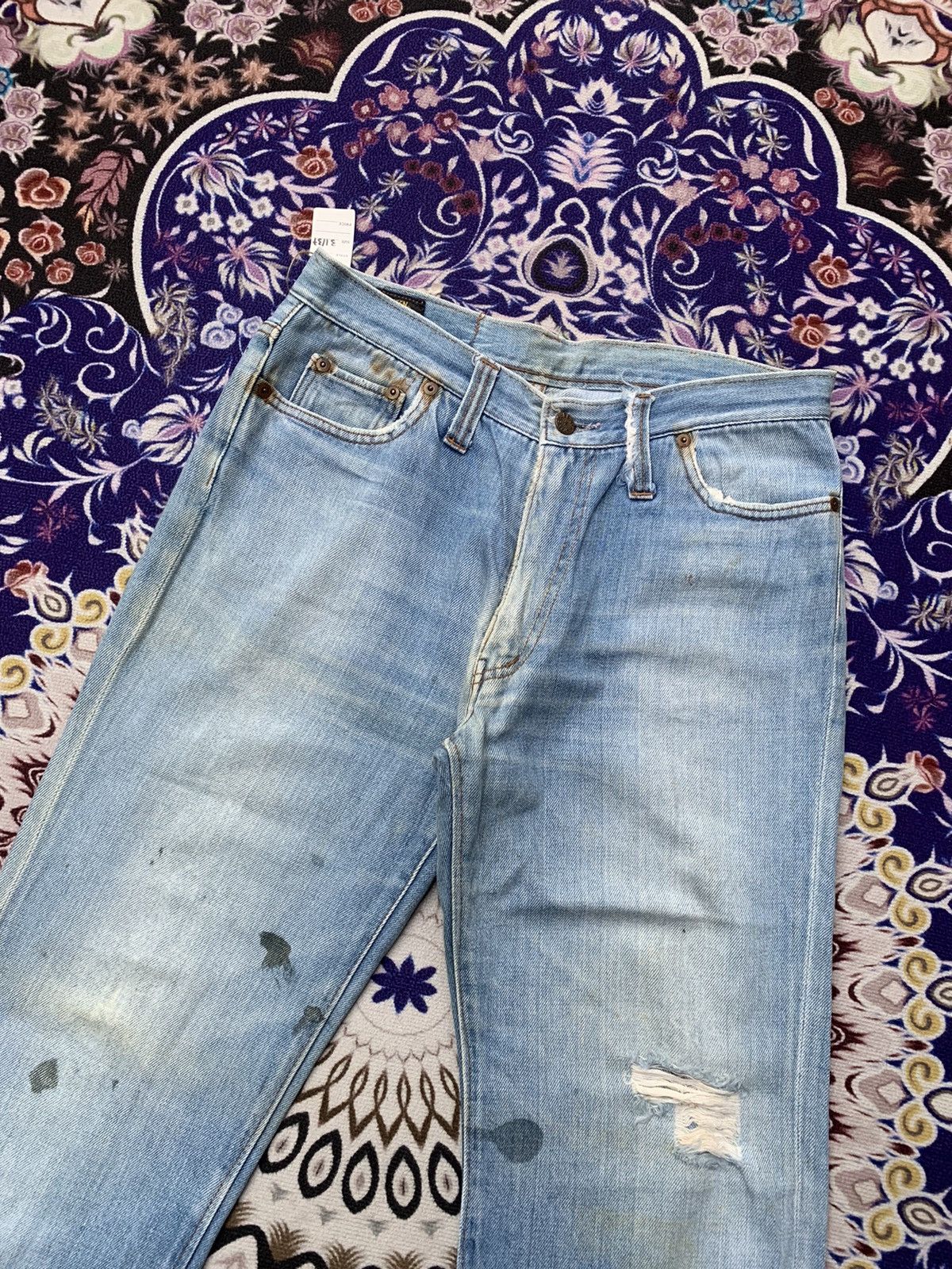 Vintage Vintage 70’s McQueen Distressed Denim Size US 31 - 3 Thumbnail