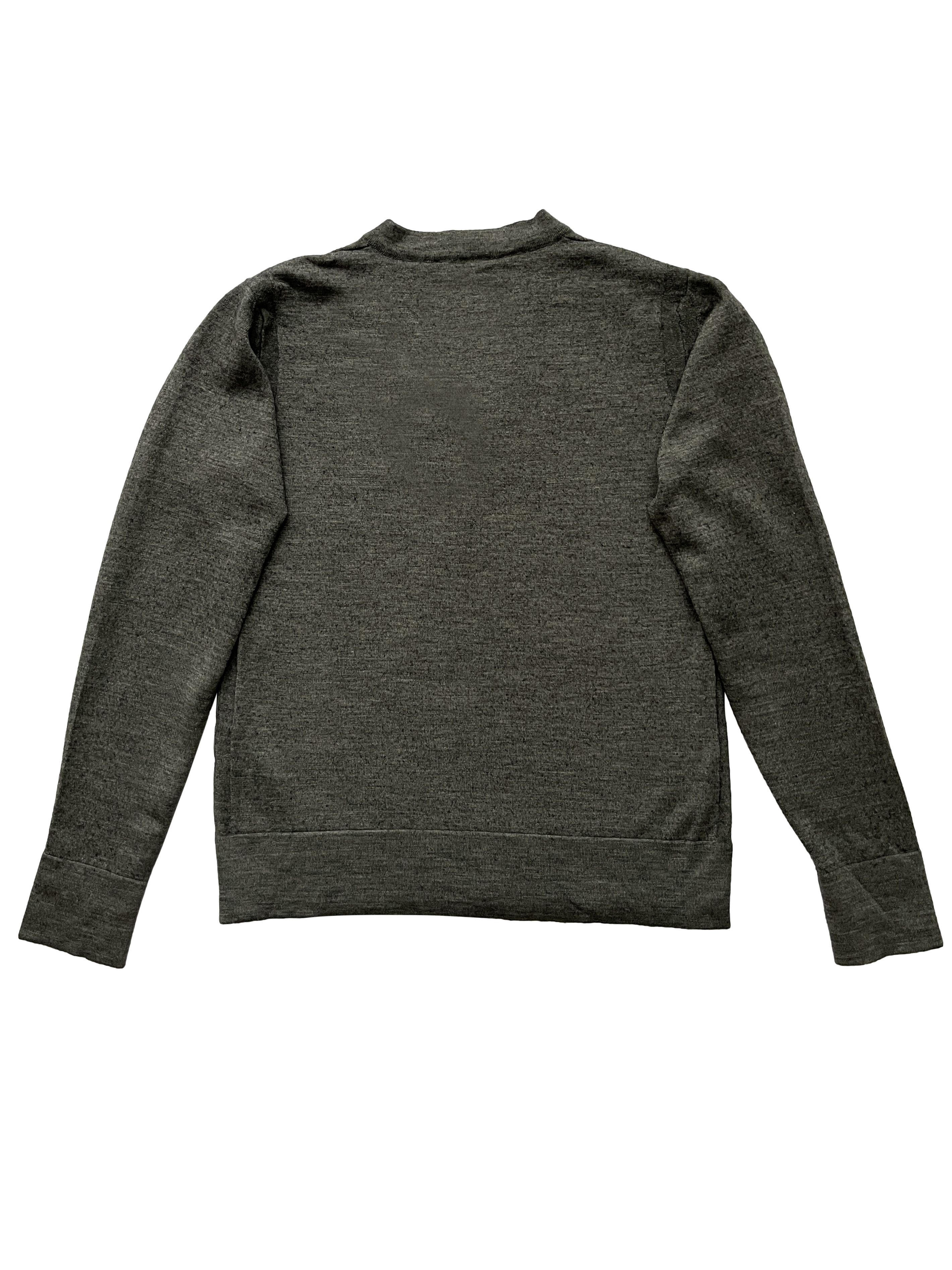 Dolce & Gabbana ⚡️QUICK SALE⚡️Dolce & Gabbana Gray V-Neck Wool Sweater Size US XS / EU 42 / 0 - 2 Thumbnail