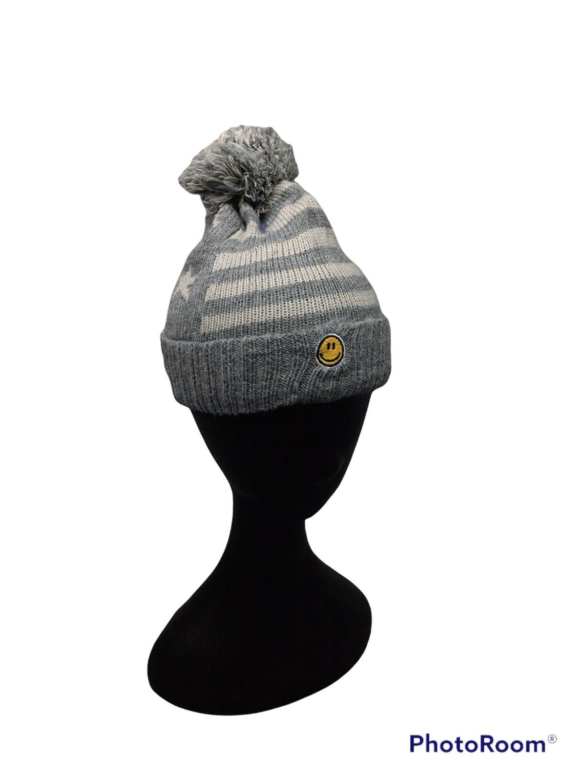 Other Smile Logo Stripe Star Beanie Size ONE SIZE - 1 Thumbnail