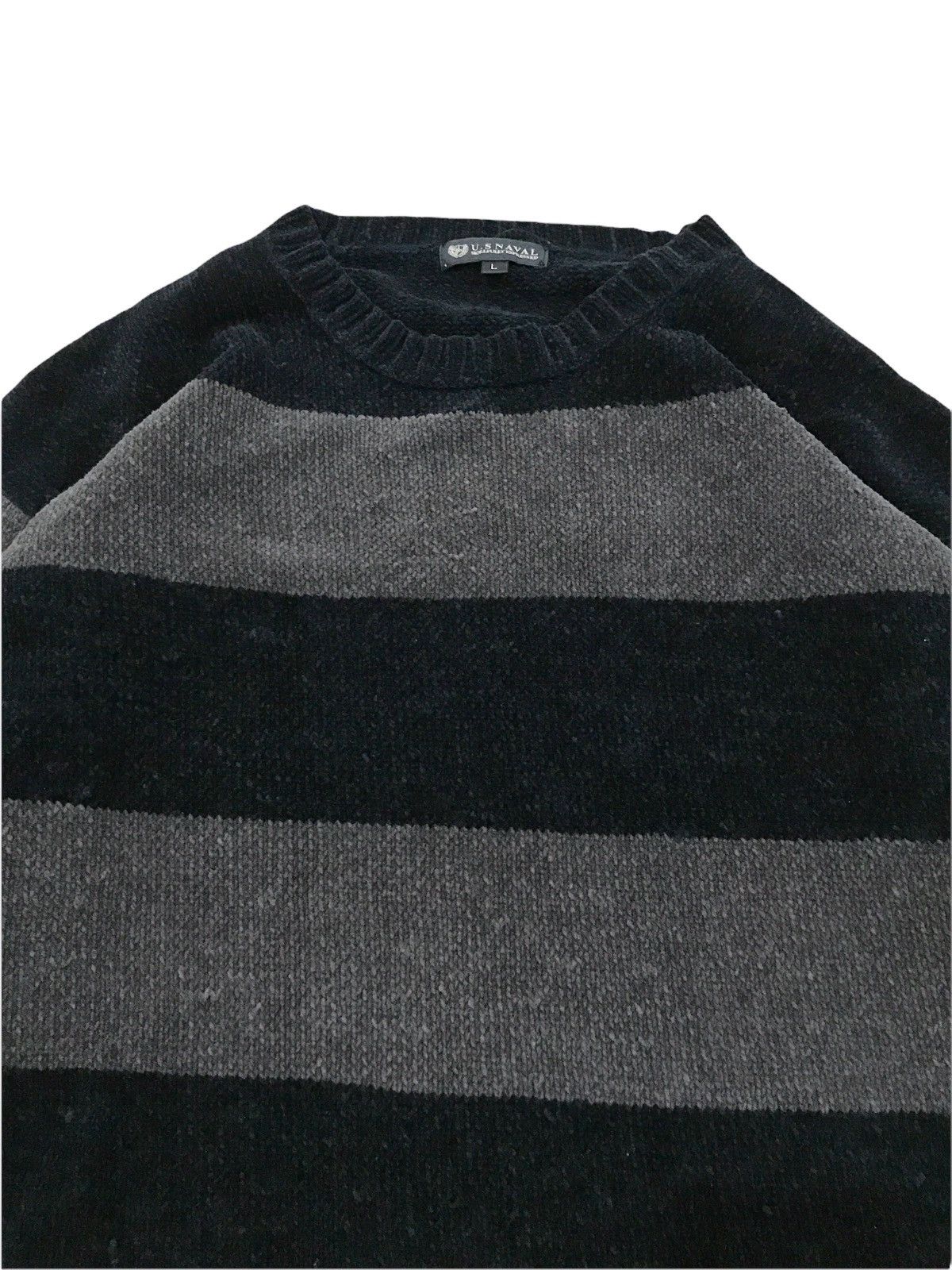 Other Vintage U.S Naval Stripes Hand Knit Sweater Size US M / EU 48-50 / 2 - 9 Thumbnail