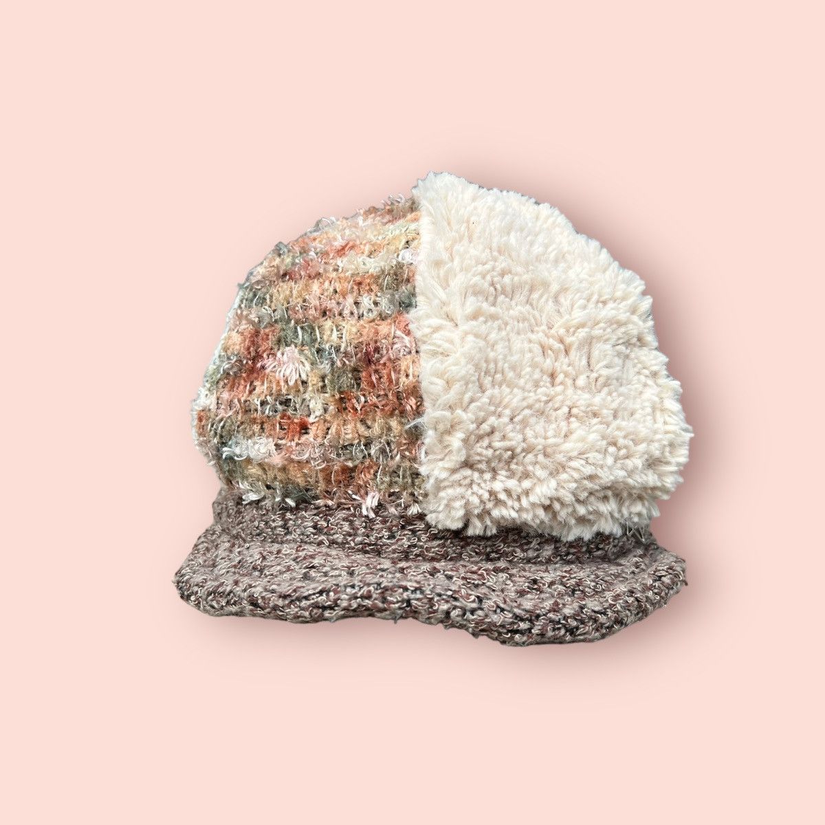 Japanese Brand × Vintage VINTAGE MULTI PANEL FLEECE GATSBY HAT Size ONE SIZE - 17 Thumbnail