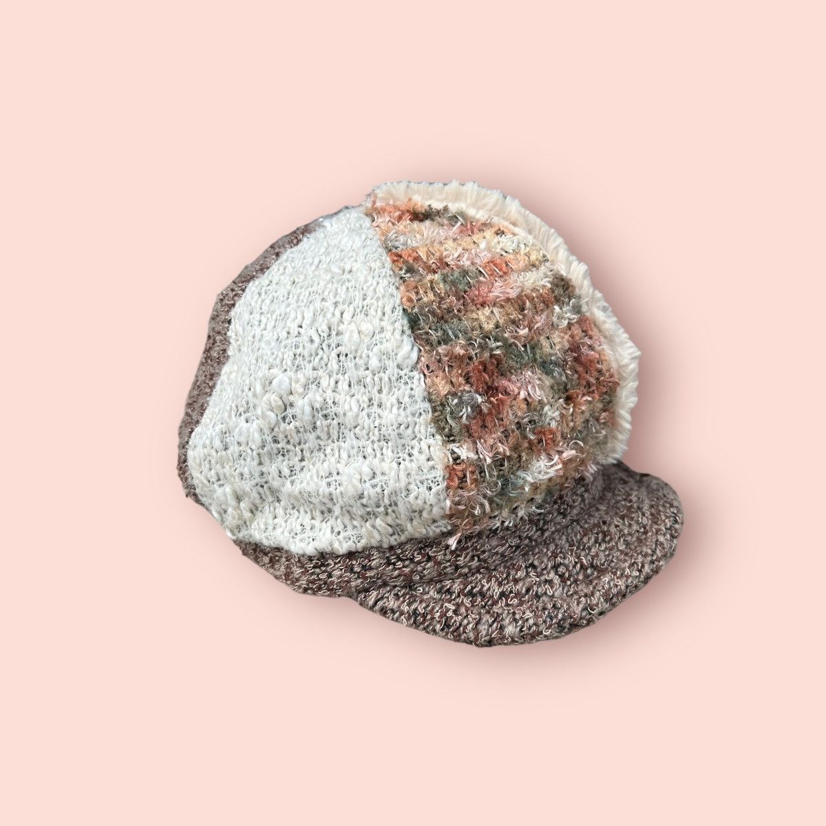 Japanese Brand × Vintage VINTAGE MULTI PANEL FLEECE GATSBY HAT Size ONE SIZE - 14 Thumbnail