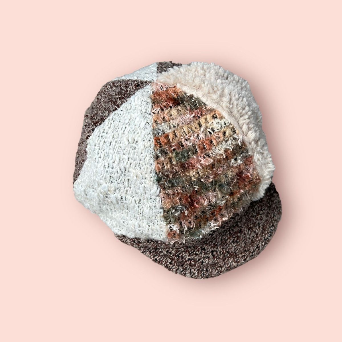 Japanese Brand × Vintage VINTAGE MULTI PANEL FLEECE GATSBY HAT Size ONE SIZE - 15 Thumbnail