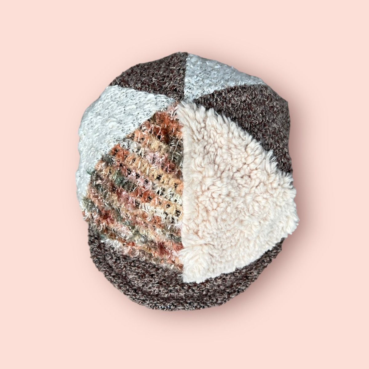 Japanese Brand × Vintage VINTAGE MULTI PANEL FLEECE GATSBY HAT Size ONE SIZE - 19 Thumbnail