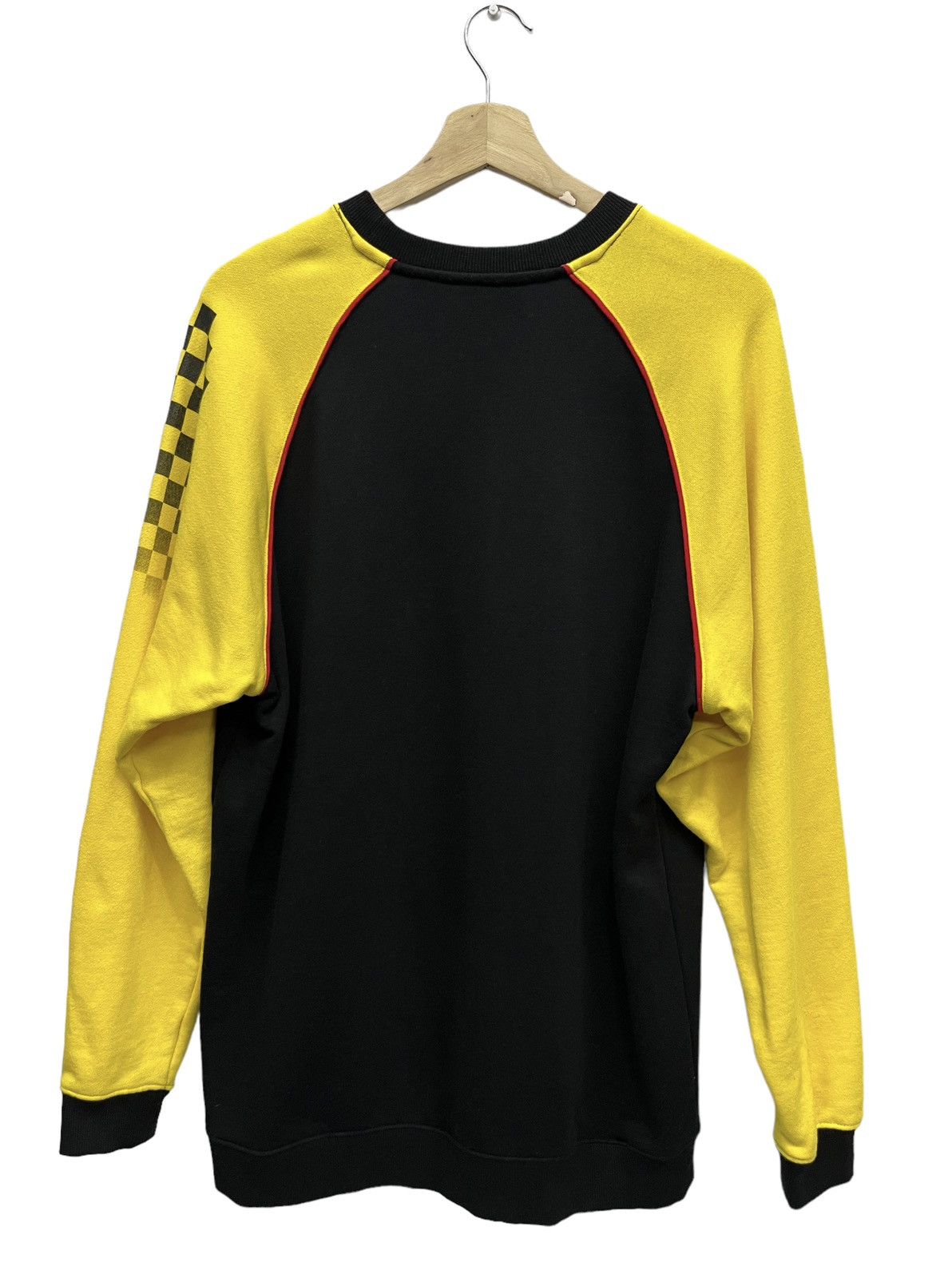 Dunlop 90’s DUNLOP Racing Iconic Yellow Flying D Box Logo Sweater Size US L / EU 52-54 / 3 - 4 Thumbnail