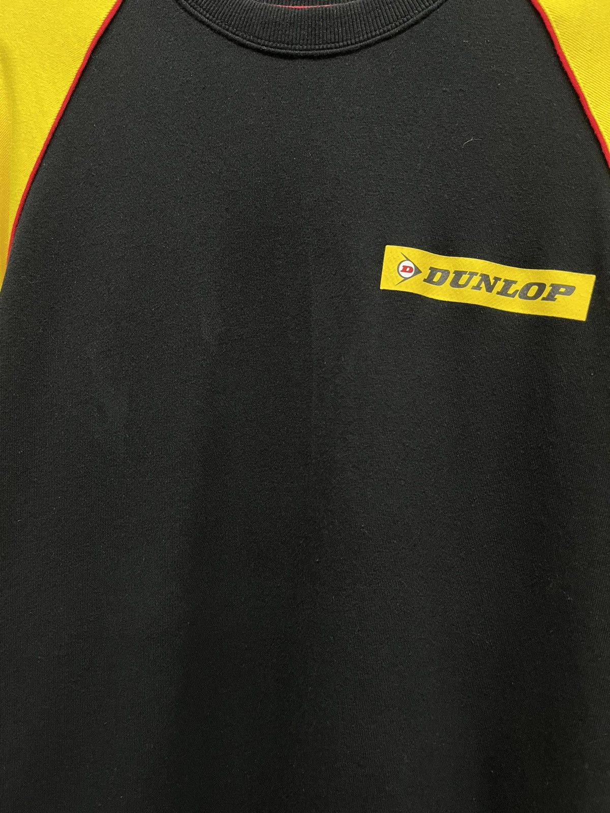 Dunlop 90’s DUNLOP Racing Iconic Yellow Flying D Box Logo Sweater Size US L / EU 52-54 / 3 - 3 Thumbnail