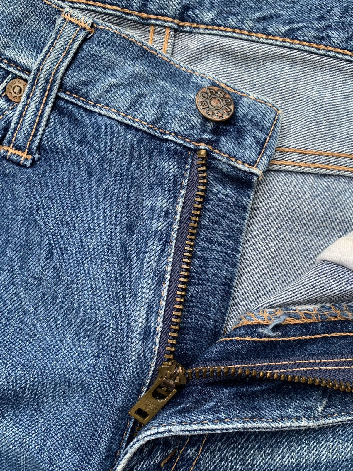 Japanese Brand × Vintage Vintage Western Bobson Faded Wash Denim Size US 29 - 4 Thumbnail