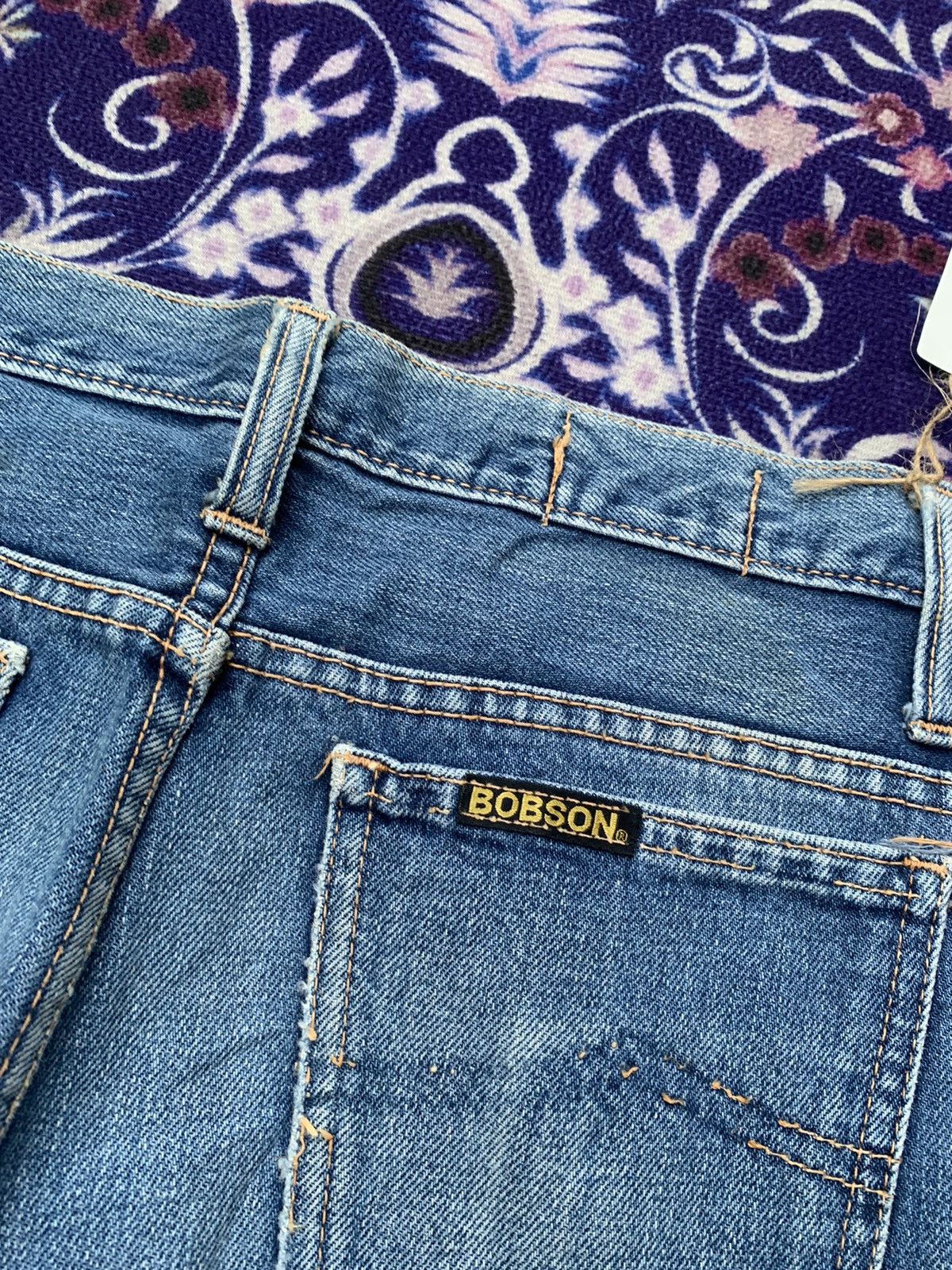 Japanese Brand × Vintage Vintage Western Bobson Faded Wash Denim Size US 29 - 9 Thumbnail