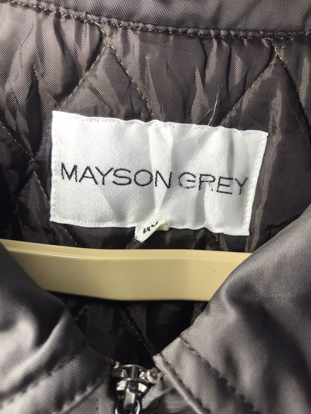 Japanese Brand Mayson grey Zipper jacket Size US L / EU 52-54 / 3 - 3 Thumbnail