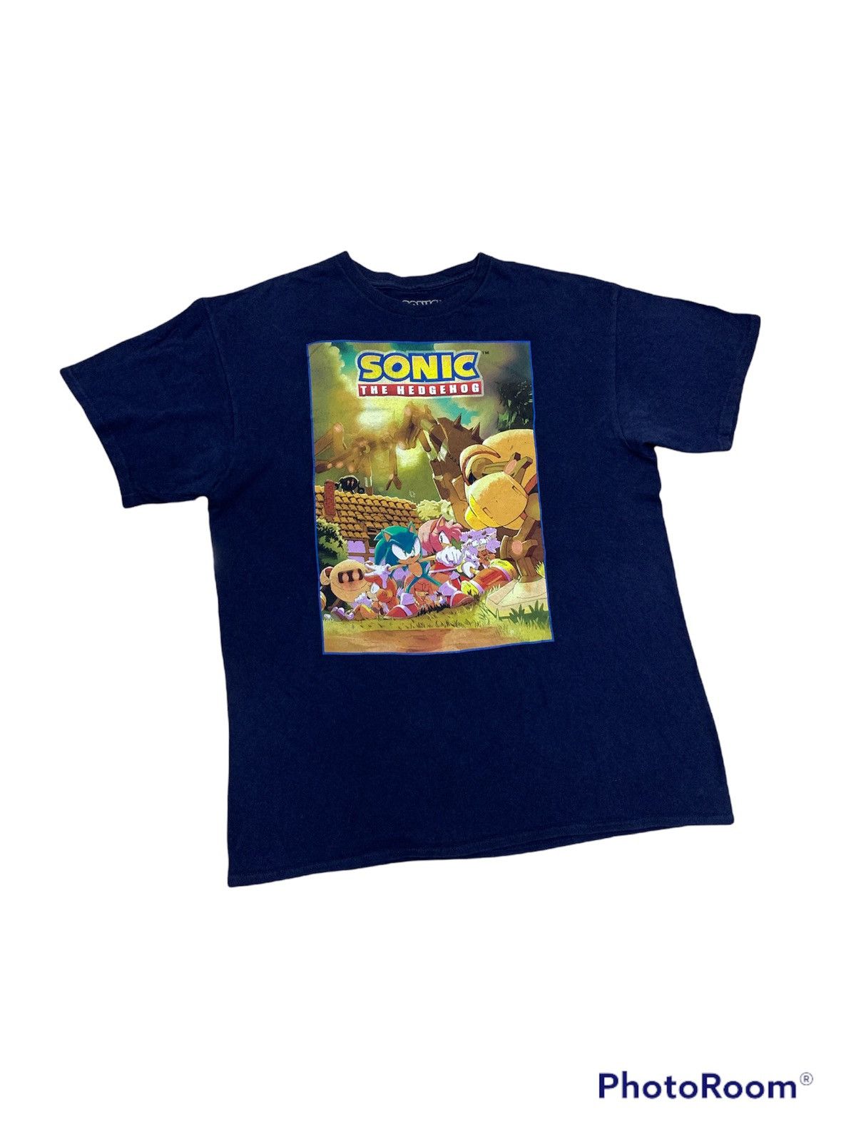 Cartoon Network SONIC THE HEDHEHOG LARGE PRINT SHIRT Size US L / EU 52-54 / 3 - 1 Thumbnail