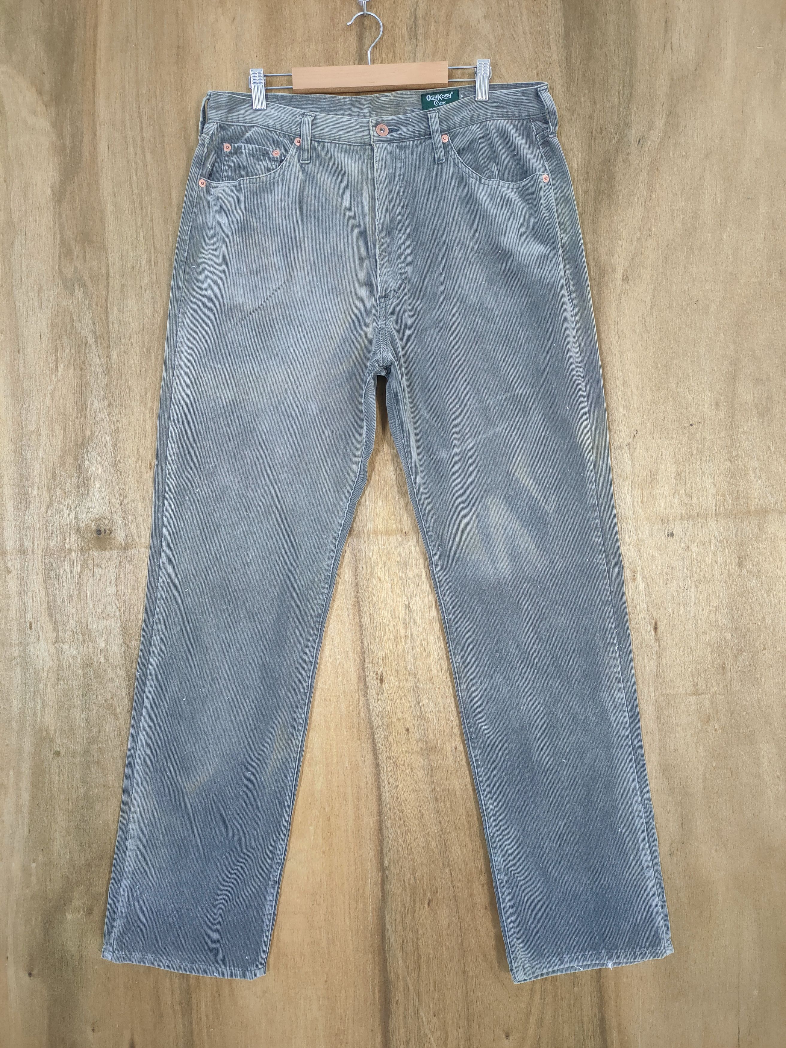 Oshkosh VINTAGE OSHKOSH FADED CORDOROY TROUSERS CHINO PANTS Size US 36 / EU 52 - 2 Thumbnail