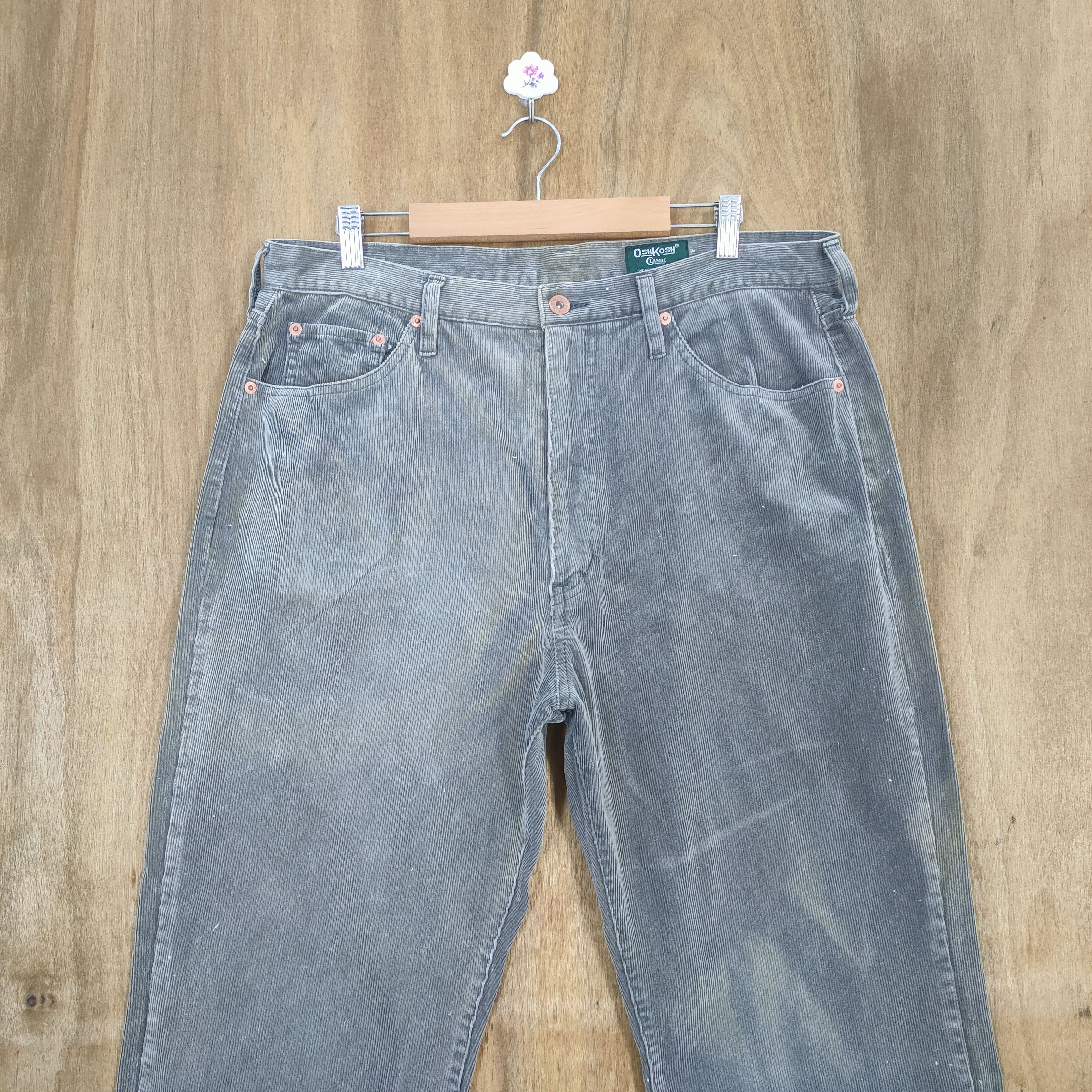 Oshkosh VINTAGE OSHKOSH FADED CORDOROY TROUSERS CHINO PANTS Size US 36 / EU 52 - 3 Thumbnail