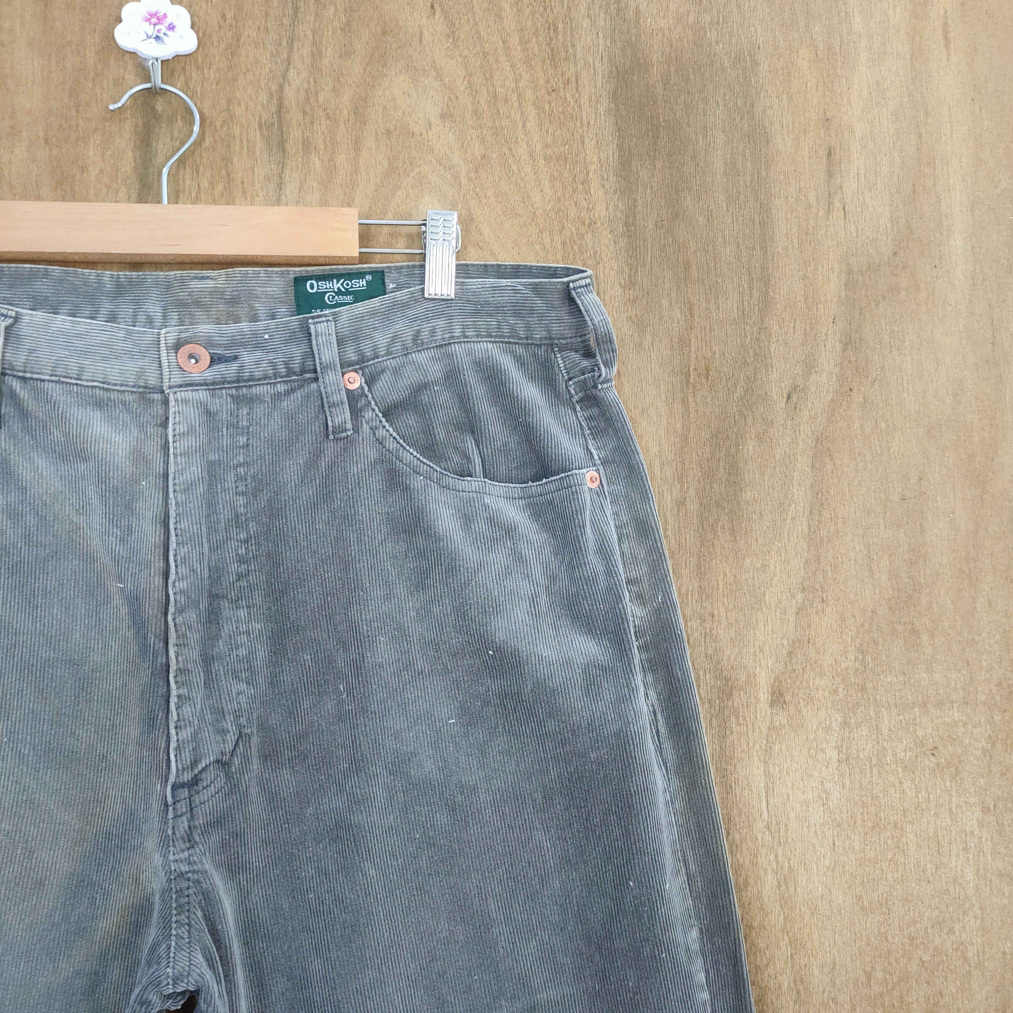 Oshkosh VINTAGE OSHKOSH FADED CORDOROY TROUSERS CHINO PANTS Size US 36 / EU 52 - 5 Thumbnail
