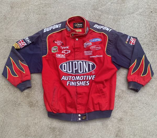 Vintage Vintage 1990s Nascar Dupont Flame Racing Jacket | Grailed