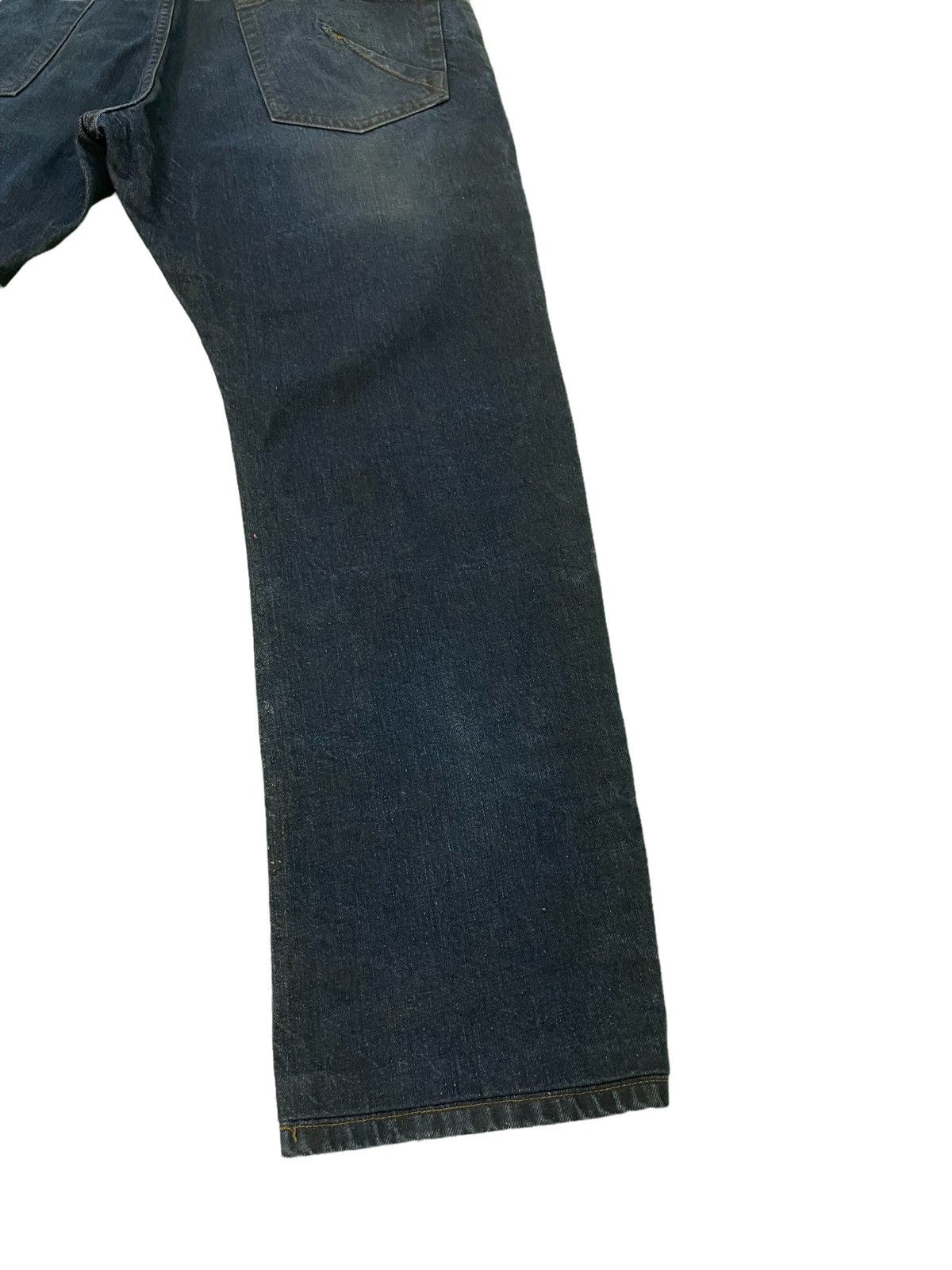 John Galliano Made in Italy Galliano Newspaper Patch Jeans Regular 9🟦 Size US 33 - 12 Thumbnail