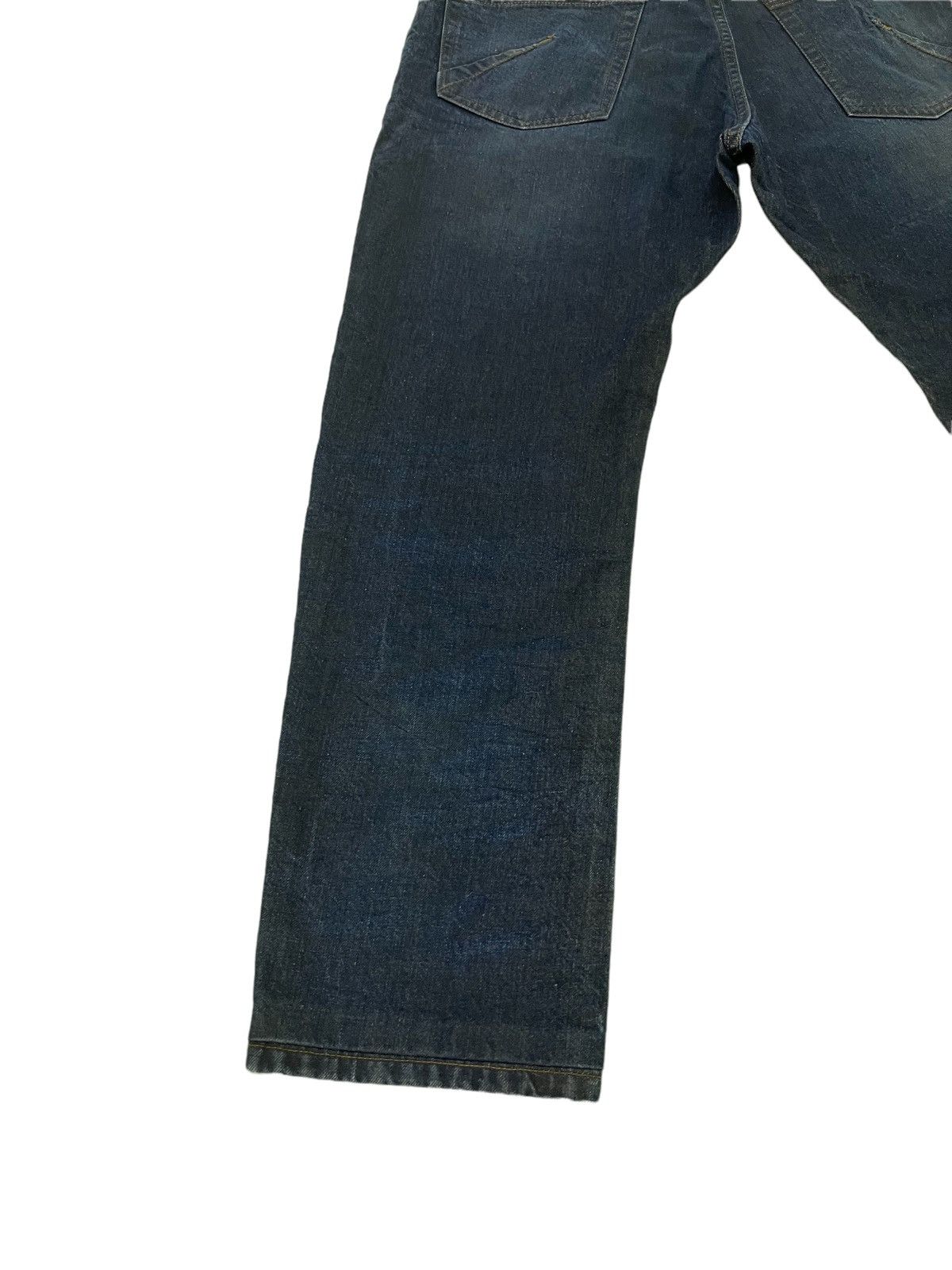 John Galliano Made in Italy Galliano Newspaper Patch Jeans Regular 9🟦 Size US 33 - 11 Thumbnail