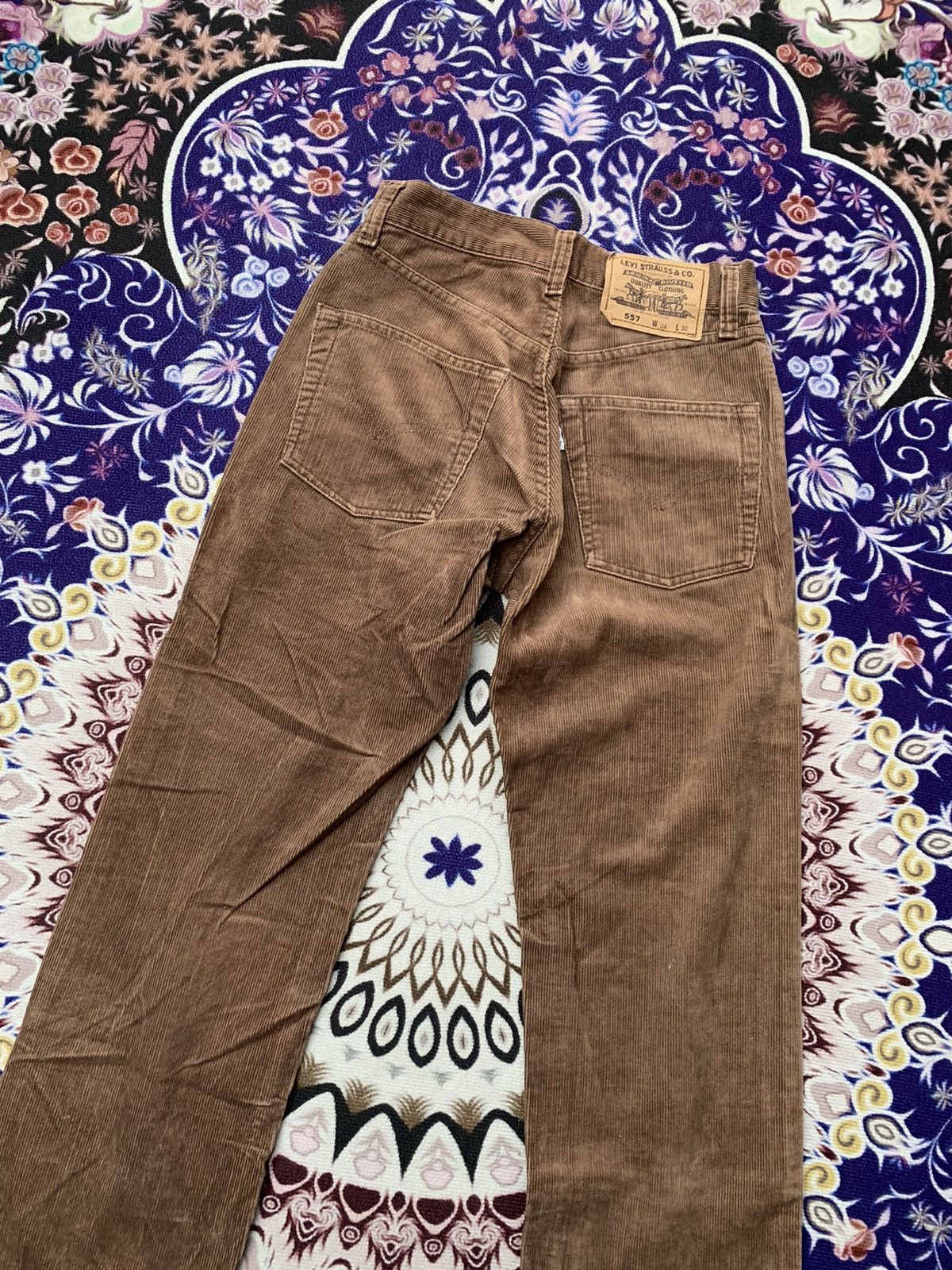Levi's Levis 557 White Tag Corduroy Pants Size US 26 / EU 42 - 7 Thumbnail