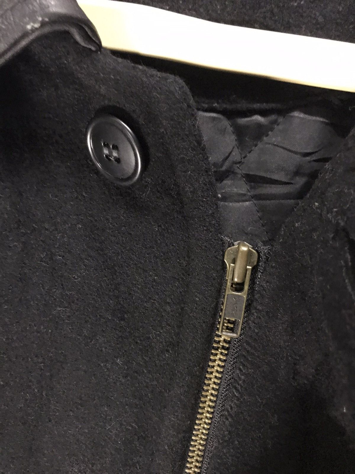 Japanese Brand × Vintage Vintage Hakka homme leather sleeve jacket back embroidered Size US L / EU 52-54 / 3 - 9 Thumbnail