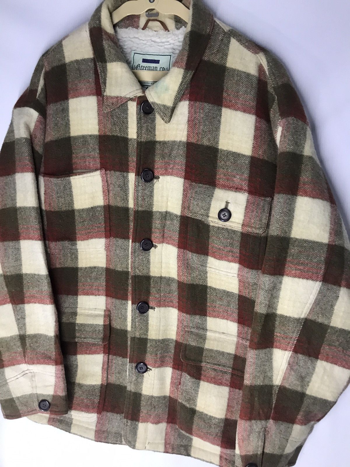 Japanese Brand Freeman.co wool jacket Size US L / EU 52-54 / 3 - 6 Thumbnail
