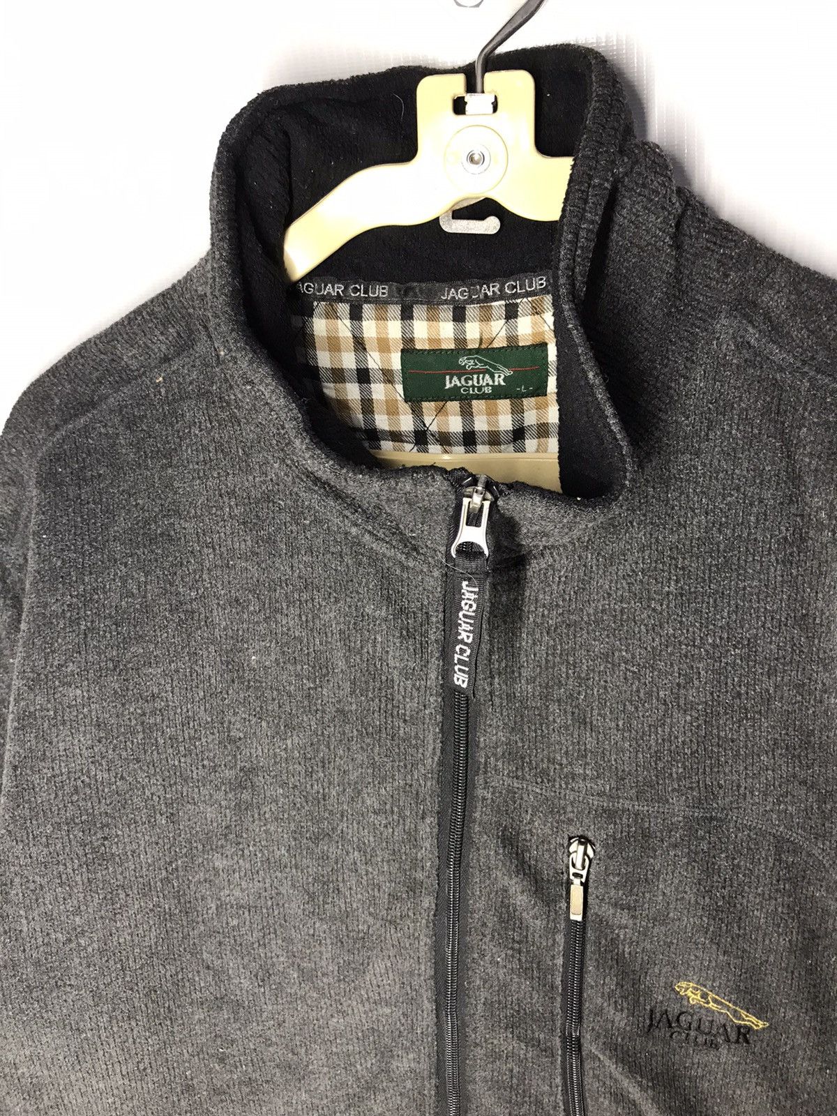 Japanese Brand Jaguar club fleece zipper jacket Size US L / EU 52-54 / 3 - 5 Thumbnail