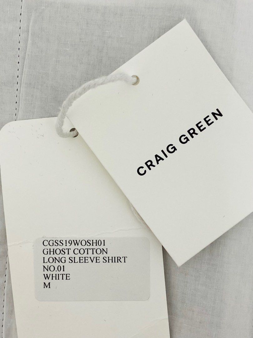Craig Green Craig Green Ghost Cotton Long Sleeve Shirt Size US M / EU 48-50 / 2 - 7 Thumbnail