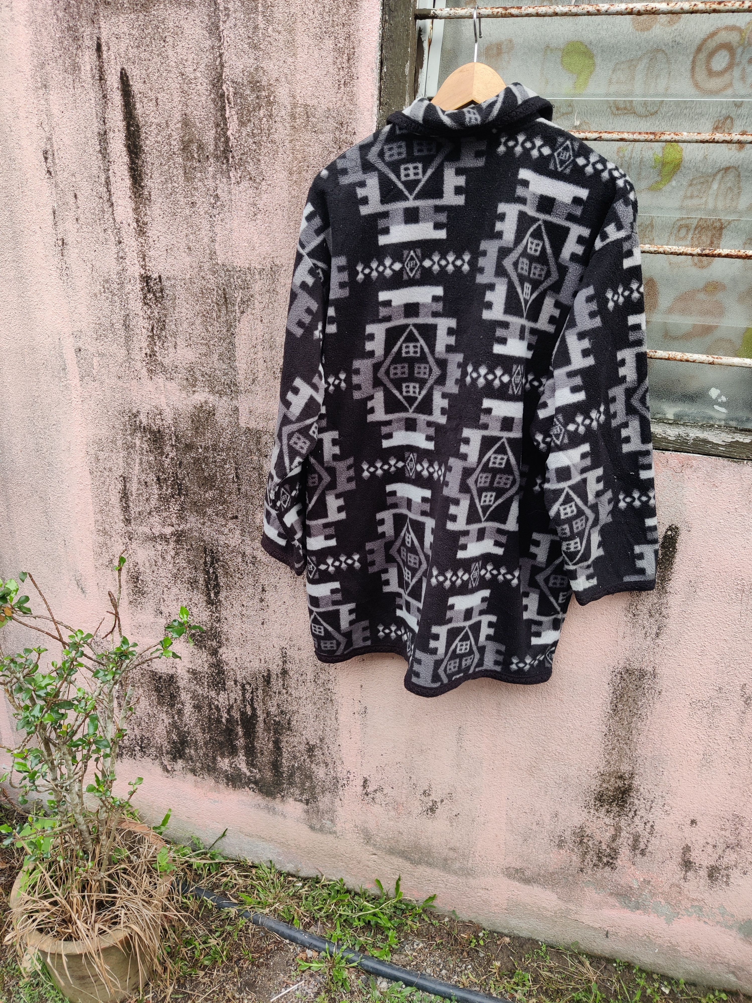 Other Vintage Beverly Hills Polo Digital Printed Fleece Jacket Size US XL / EU 56 / 4 - 4 Thumbnail