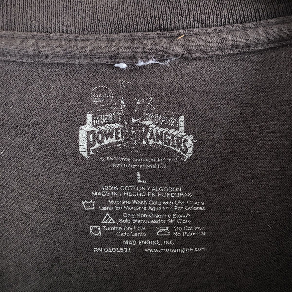 Vintage Vintage Power Ranger Mighty Morphin T-shirt Size US L / EU 52-54 / 3 - 5 Thumbnail