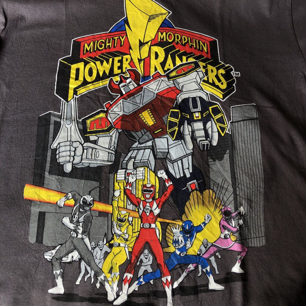 Vintage Vintage Power Ranger Mighty Morphin T-shirt Size US L / EU 52-54 / 3 - 2 Thumbnail