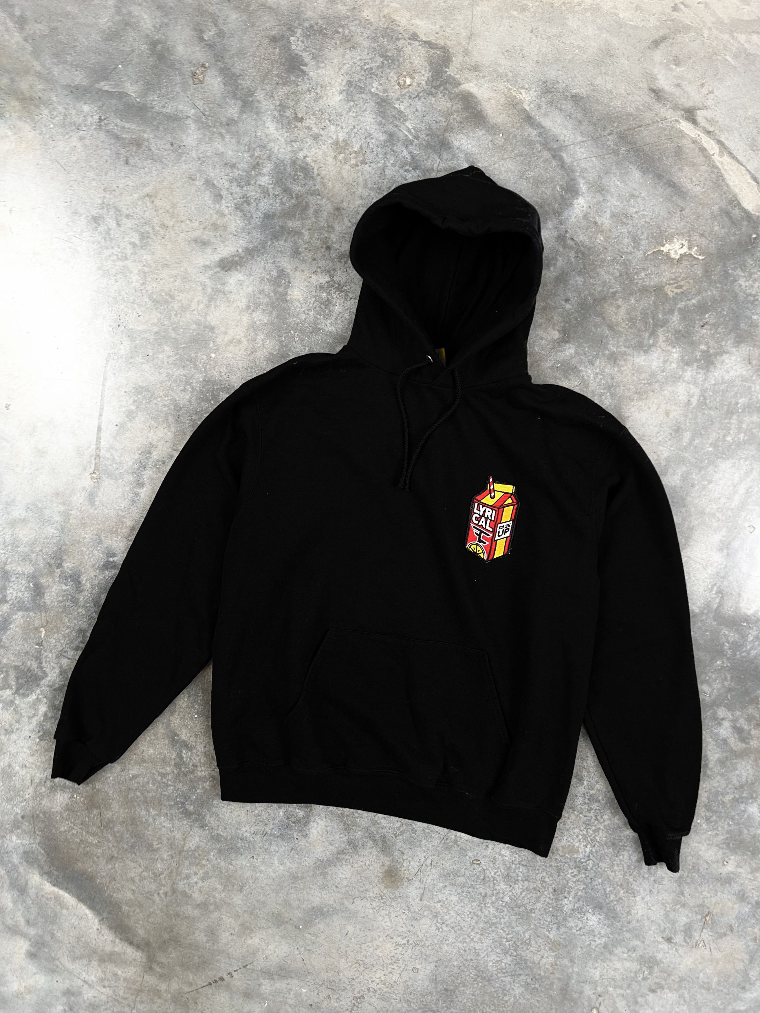 Faze Lyrical Lemonade Lyrical Lemonade x Faze Clan Carton Logo Hoodie Black Large Grailed