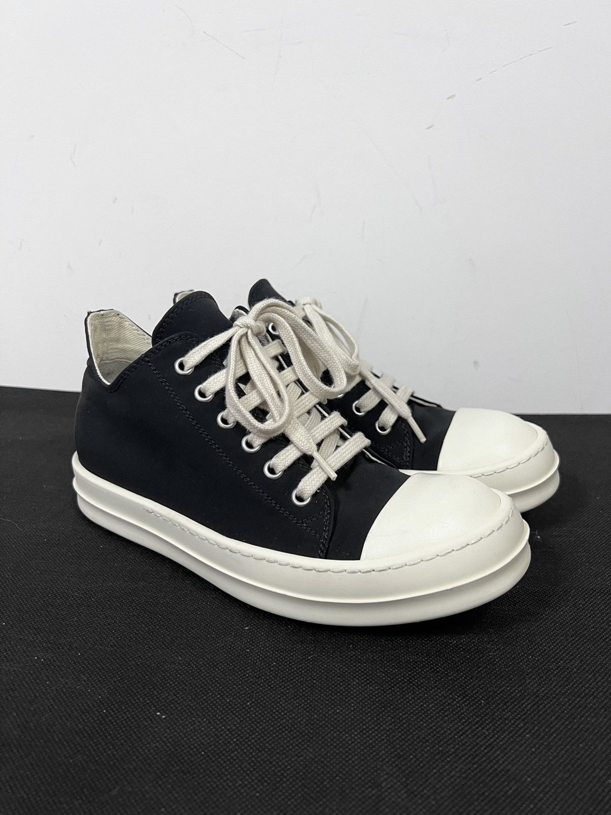 Rick Owens Drkshdw Rick owens drkshdw ramones low sneakers sz 36 Size US 6 / IT 36 - 5 Thumbnail