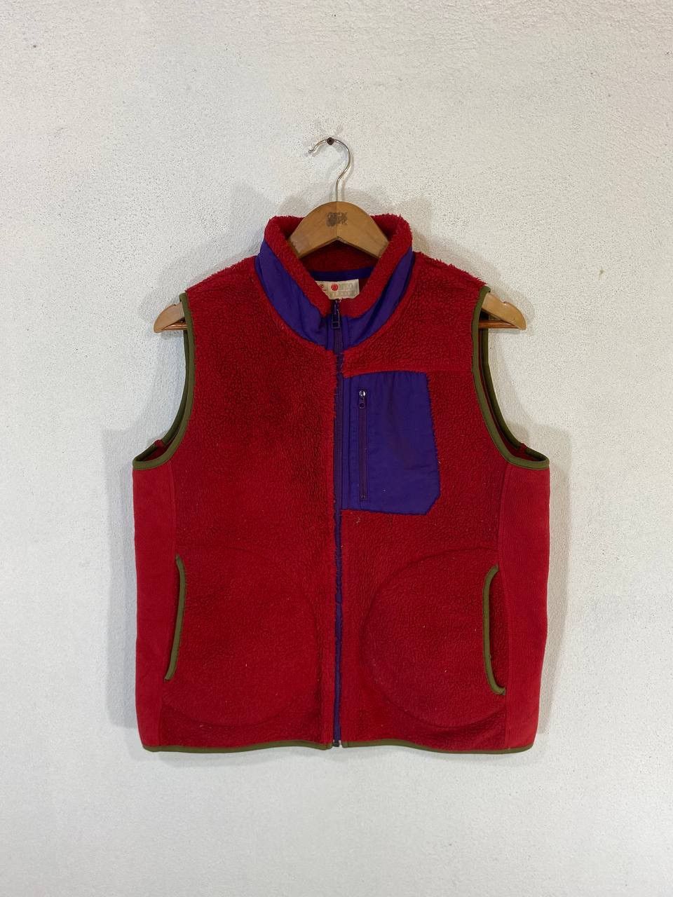 Japanese Brand Neo Fleece Vest Nice Design