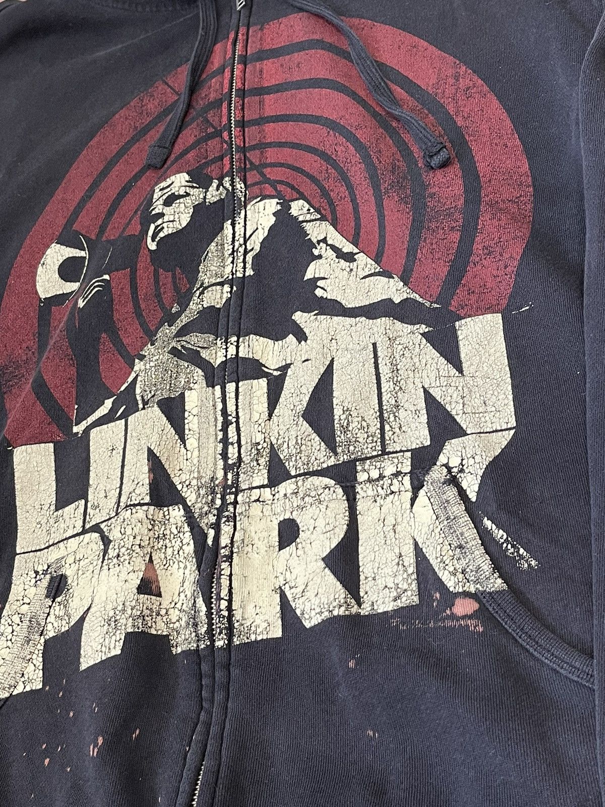 Band Tees × Vintage Vintage Linkin Park Zip Up Size US L / EU 52-54 / 3 - 4 Thumbnail