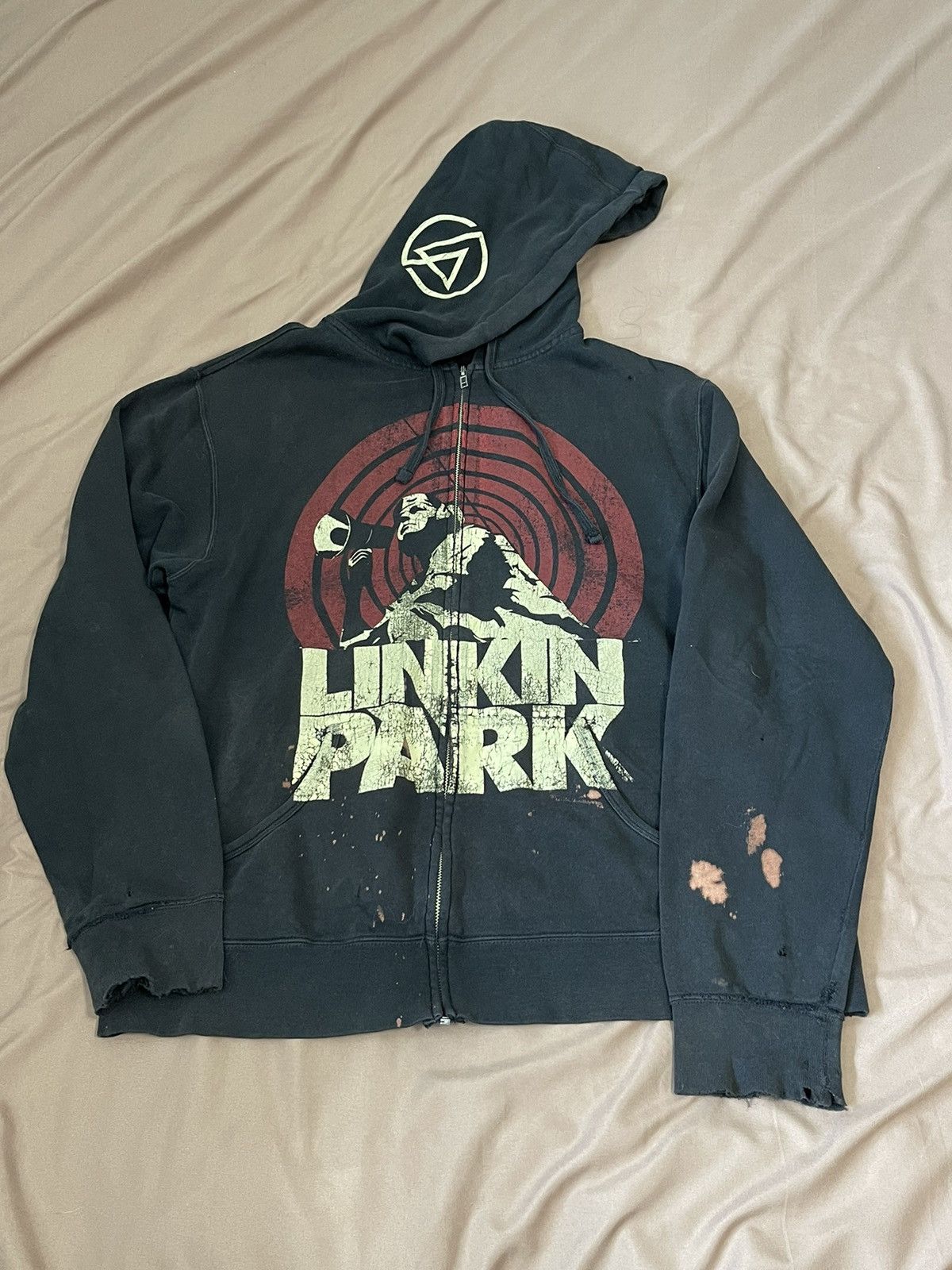 Band Tees × Vintage Vintage Linkin Park Zip Up Size US L / EU 52-54 / 3 - 3 Thumbnail