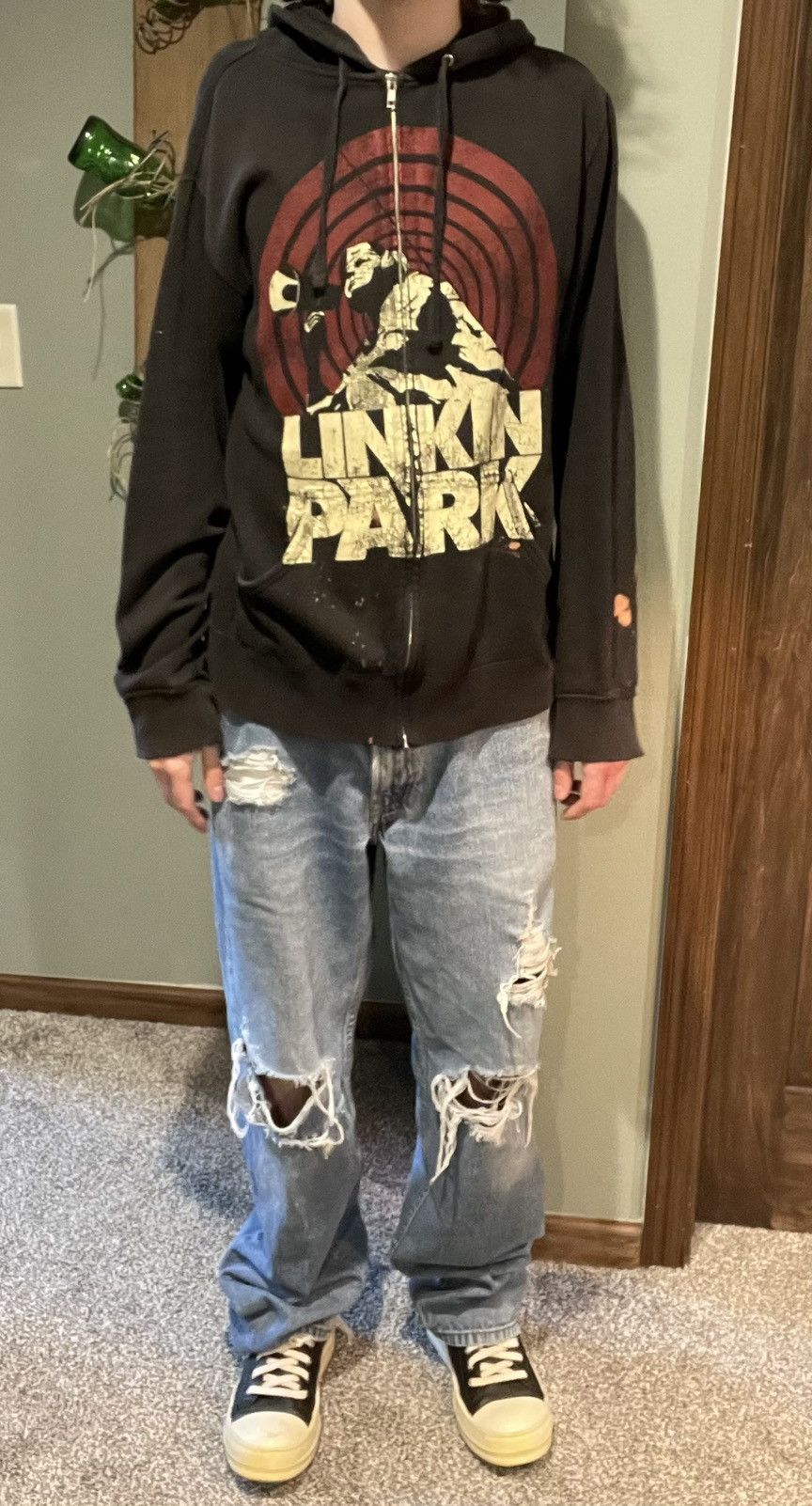 Band Tees × Vintage Vintage Linkin Park Zip Up Size US L / EU 52-54 / 3 - 1 Thumbnail