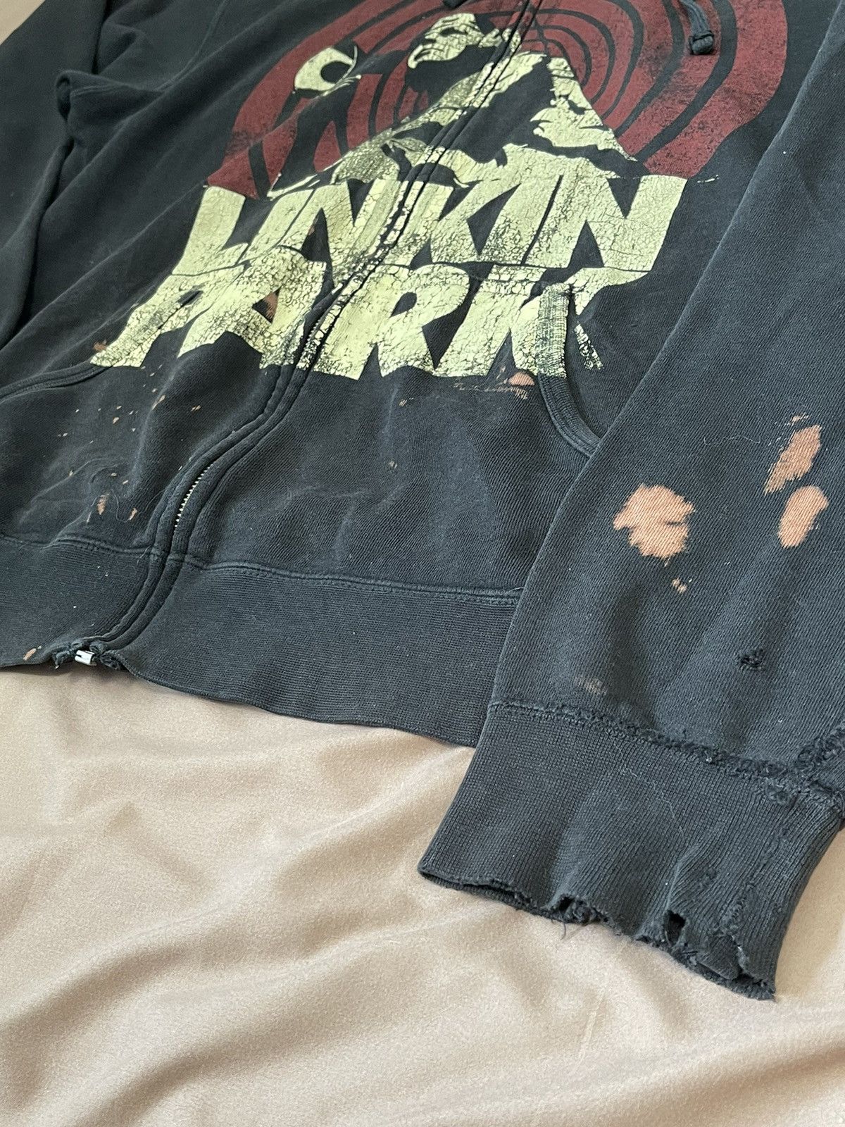 Band Tees × Vintage Vintage Linkin Park Zip Up Size US L / EU 52-54 / 3 - 6 Thumbnail
