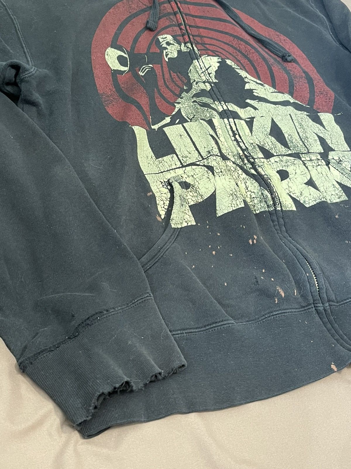 Band Tees × Vintage Vintage Linkin Park Zip Up Size US L / EU 52-54 / 3 - 7 Thumbnail