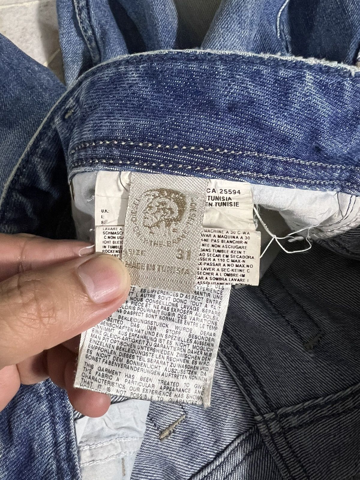 Diesel Vintage Diesel Industry Bootcut Denim Jeans Size US 34 / EU 50 - 13 Thumbnail