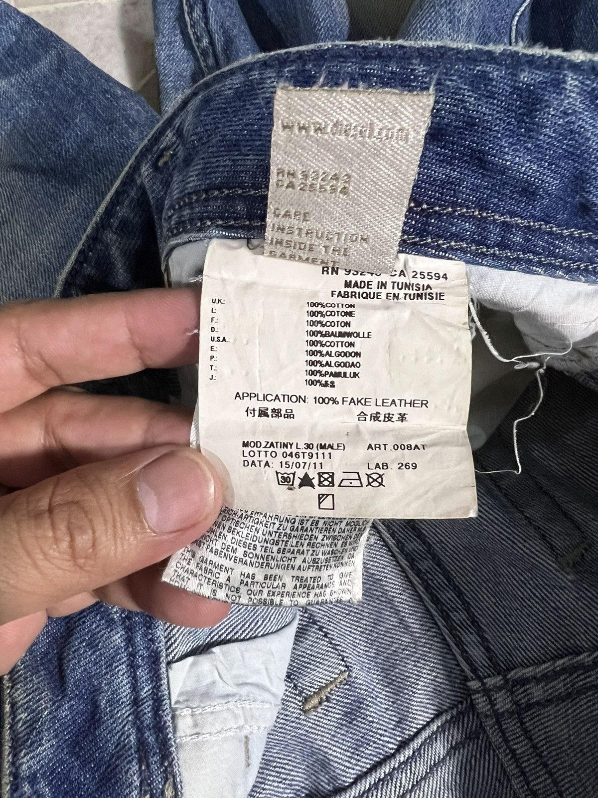 Diesel Vintage Diesel Industry Bootcut Denim Jeans Size US 34 / EU 50 - 14 Thumbnail