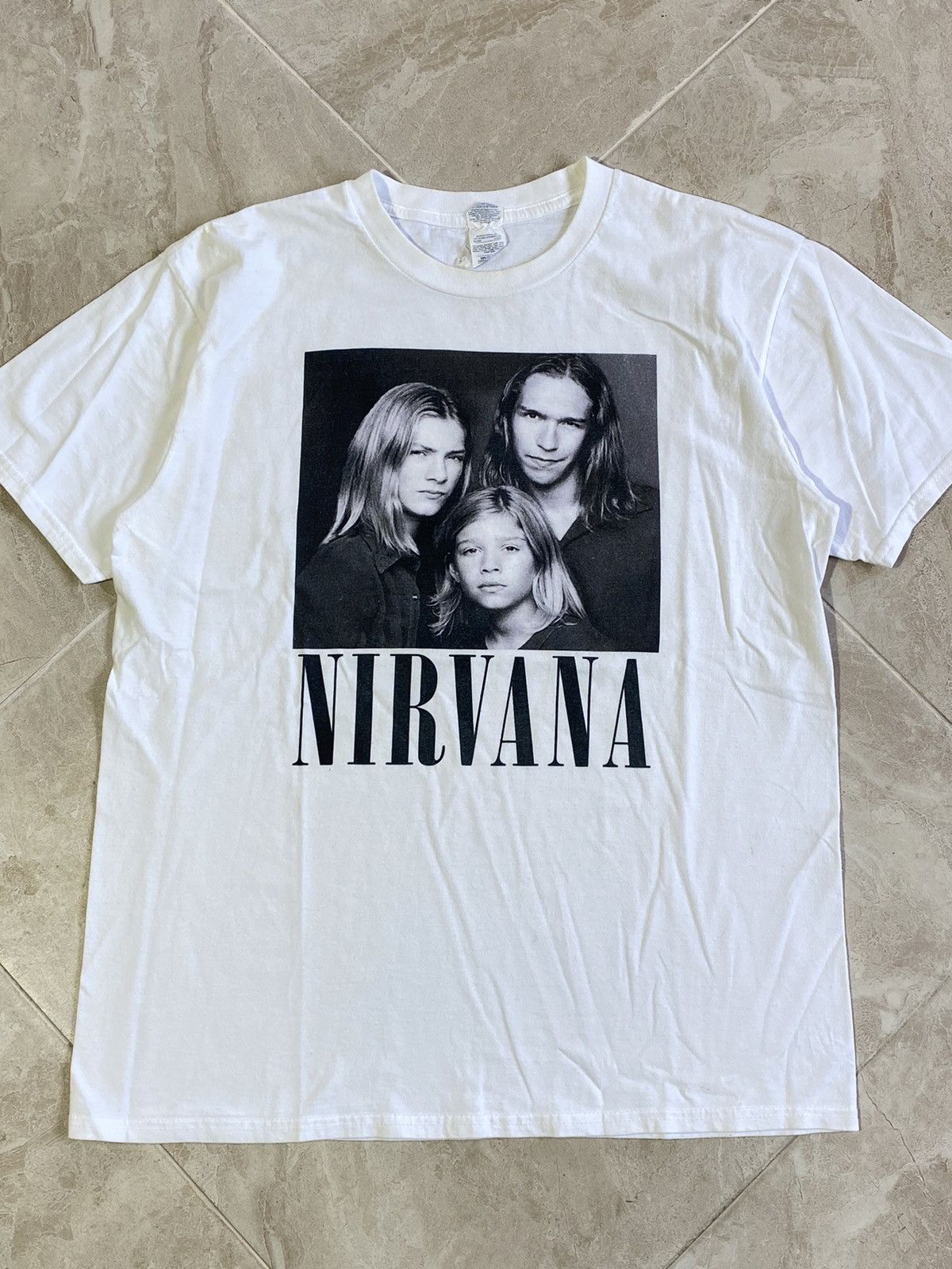 Band Tees × Nirvana Nirvana white band t-shirt Size US M / EU 48-50 / 2 - 2 Thumbnail